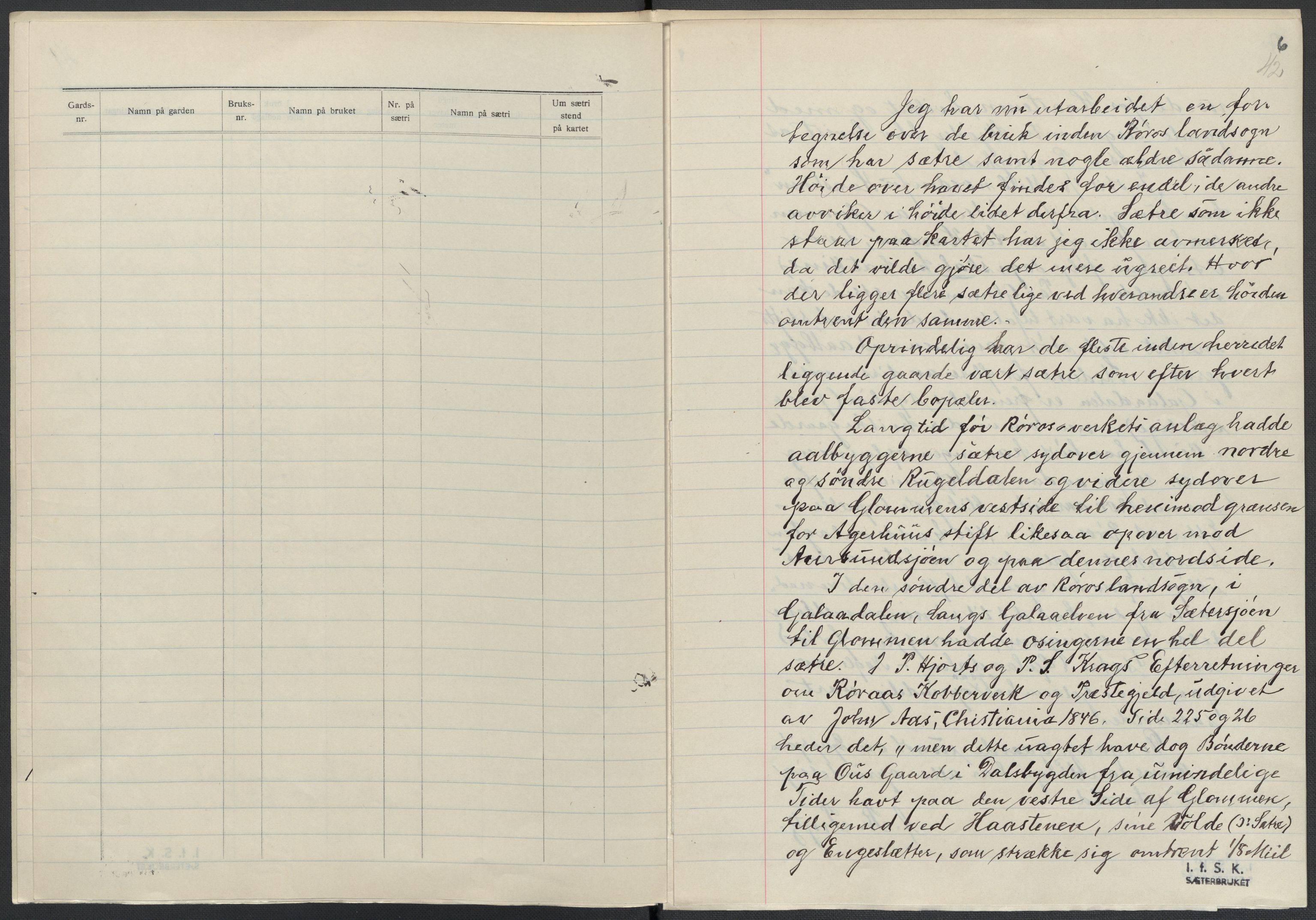 Instituttet for sammenlignende kulturforskning, AV/RA-PA-0424/F/Fc/L0014/0001: Eske B14: / Sør-Trøndelag (perm XXXIX), 1934-1939, p. 42