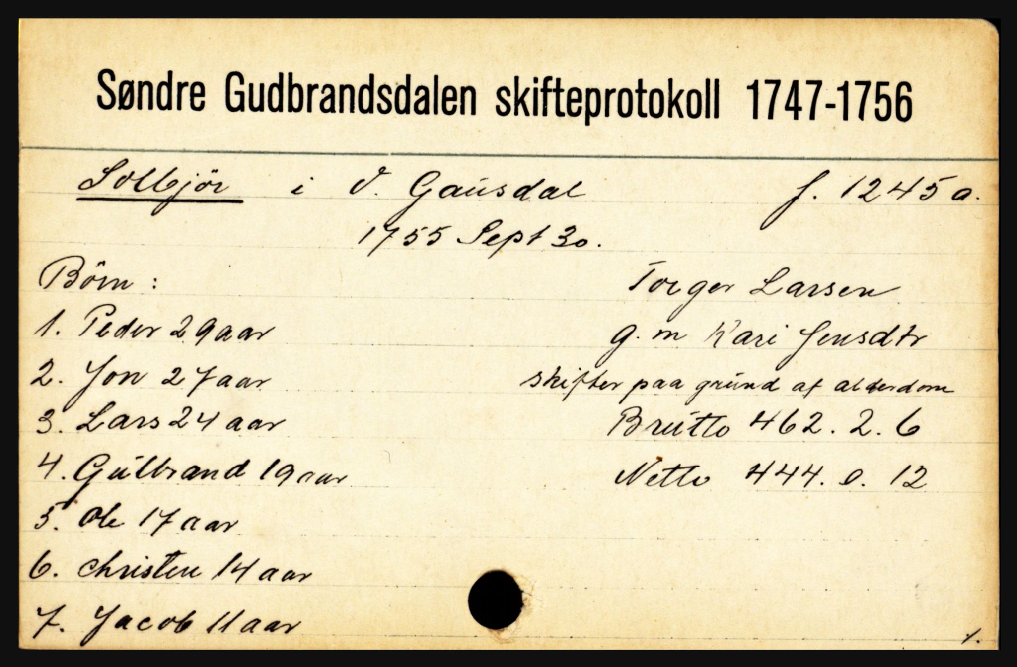 Sør-Gudbrandsdal tingrett, SAH/TING-004/J, 1658-1885, p. 11507