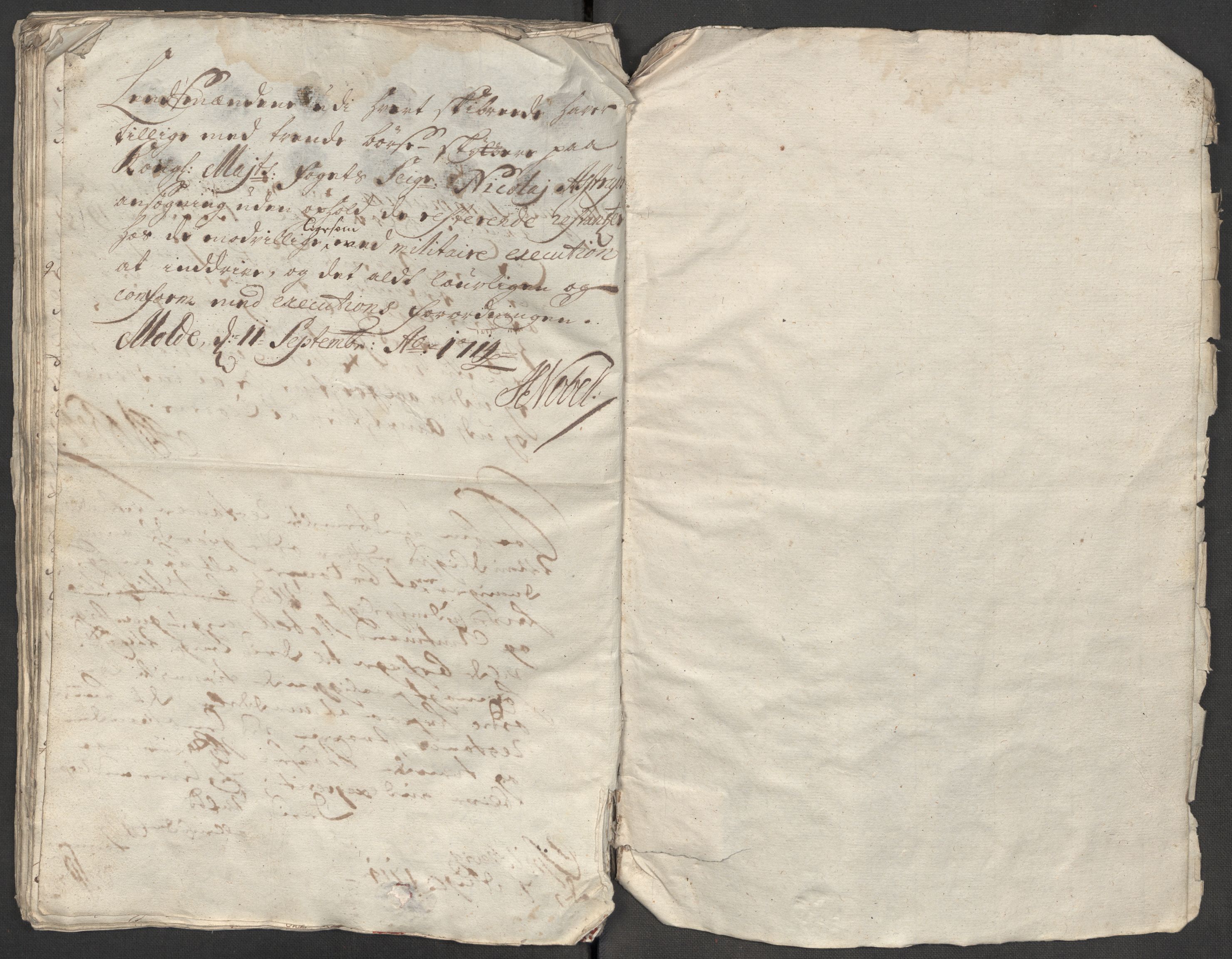 Rentekammeret inntil 1814, Reviderte regnskaper, Fogderegnskap, AV/RA-EA-4092/R54/L3566: Fogderegnskap Sunnmøre, 1714, p. 176