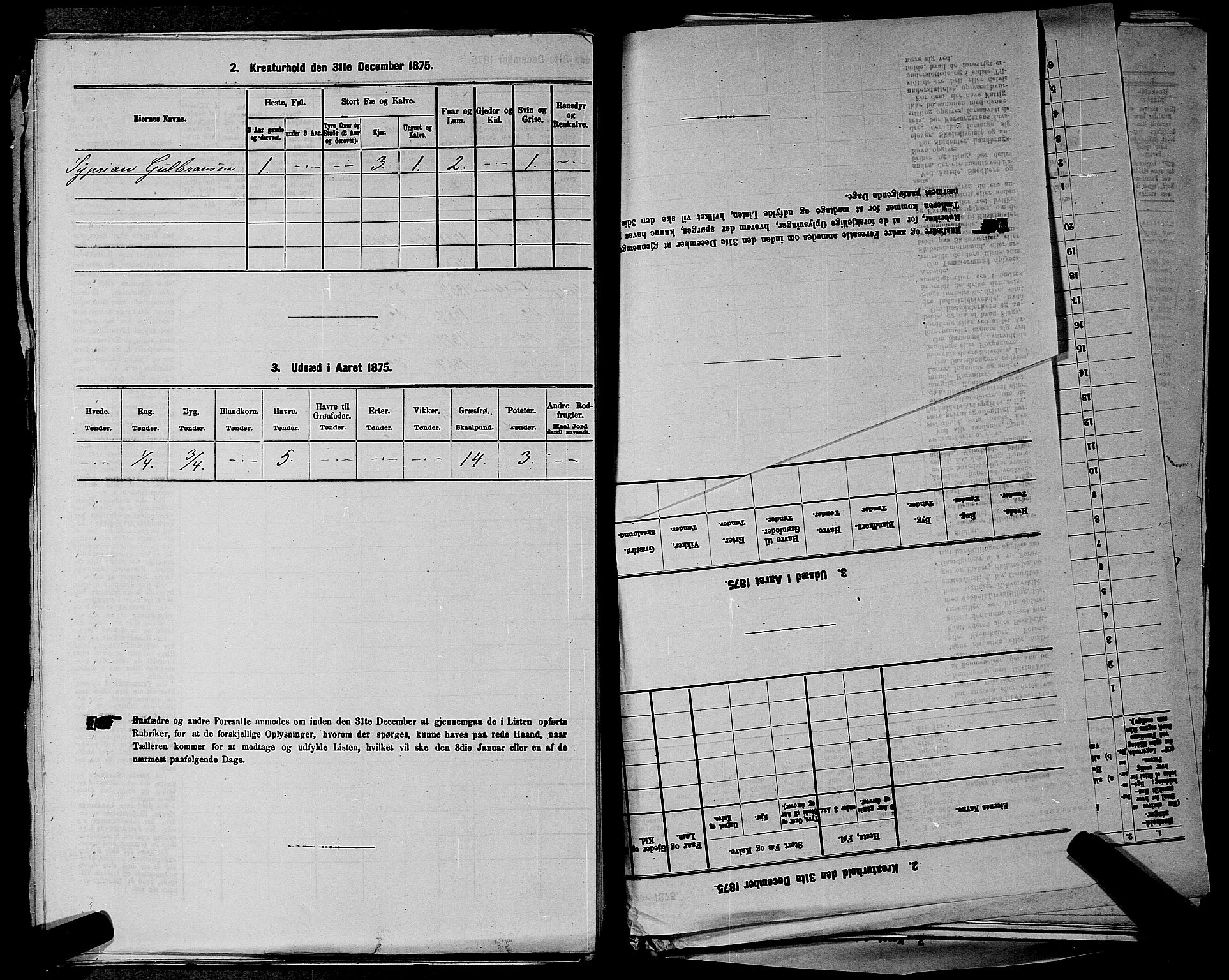 RA, 1875 census for 0221P Høland, 1875, p. 425