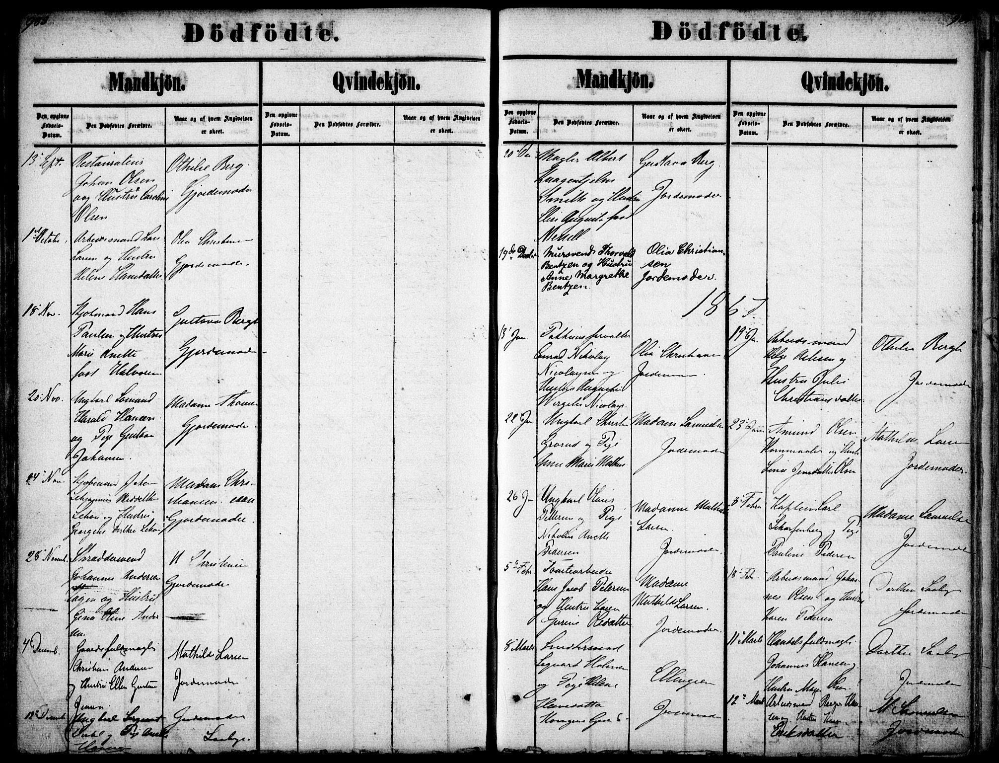 Oslo domkirke Kirkebøker, SAO/A-10752/F/Fa/L0025: Parish register (official) no. 25, 1847-1867, p. 983-984
