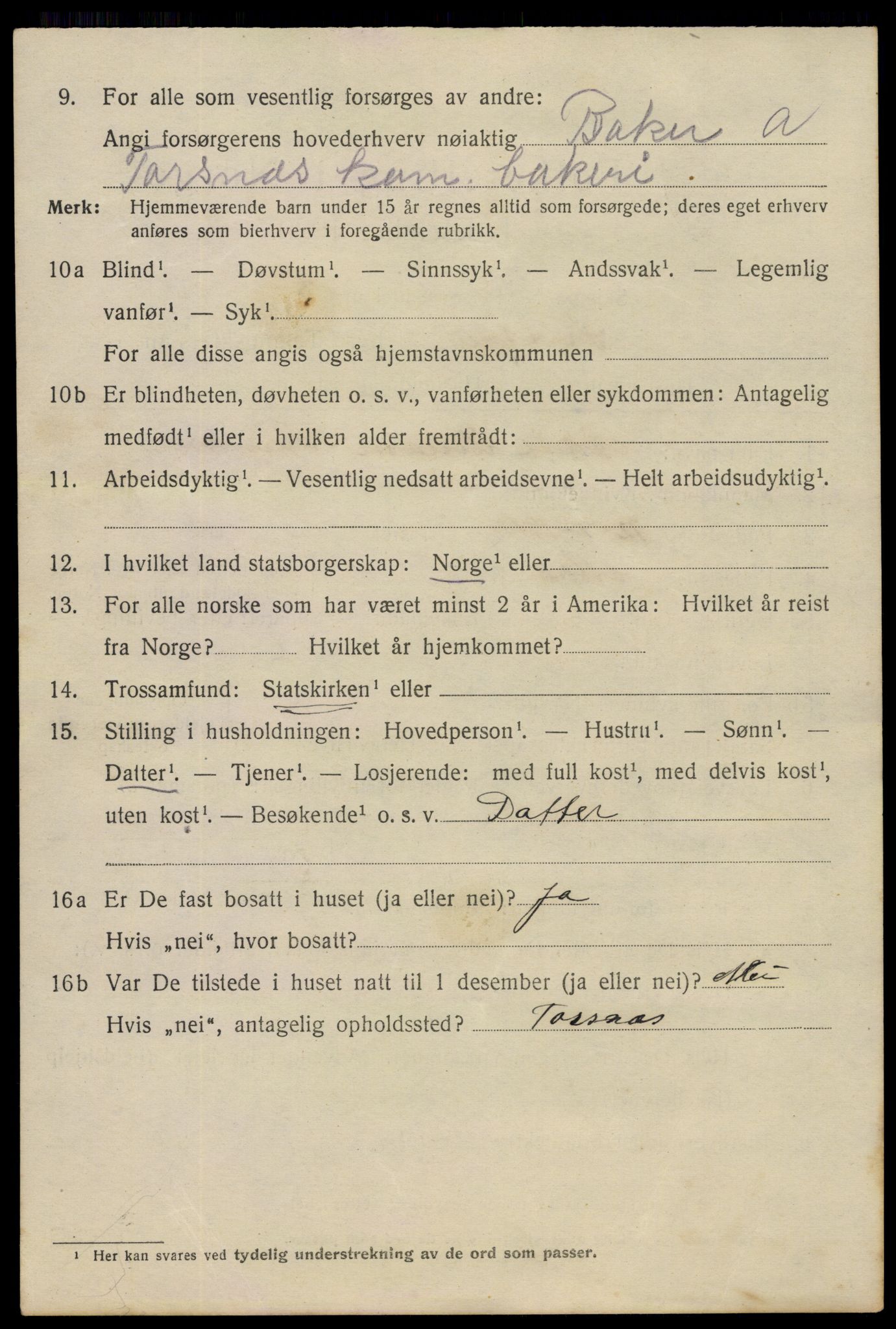 SAO, 1920 census for Fredrikstad, 1920, p. 14928