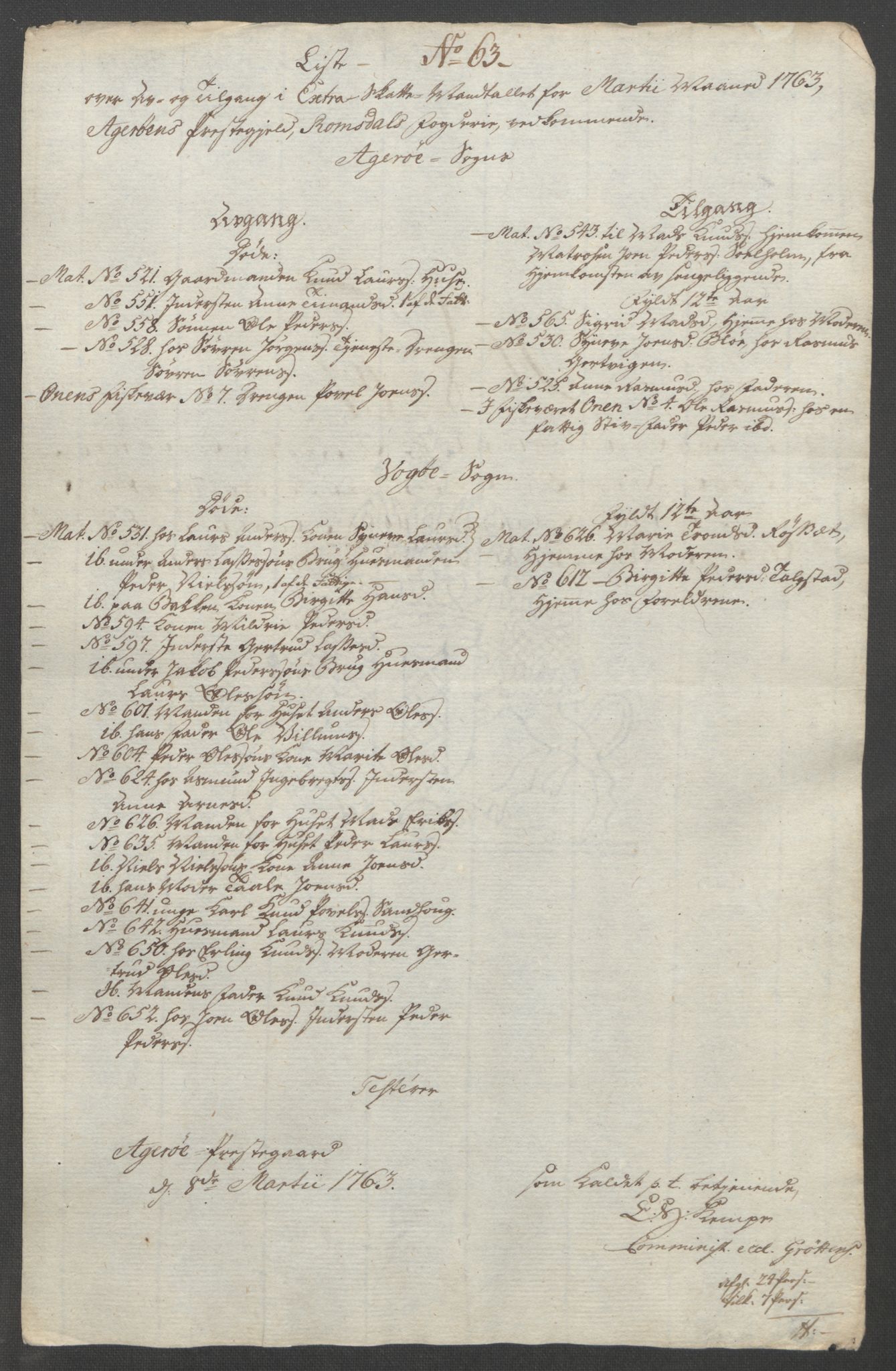 Rentekammeret inntil 1814, Reviderte regnskaper, Fogderegnskap, RA/EA-4092/R55/L3730: Ekstraskatten Romsdal, 1762-1763, p. 495