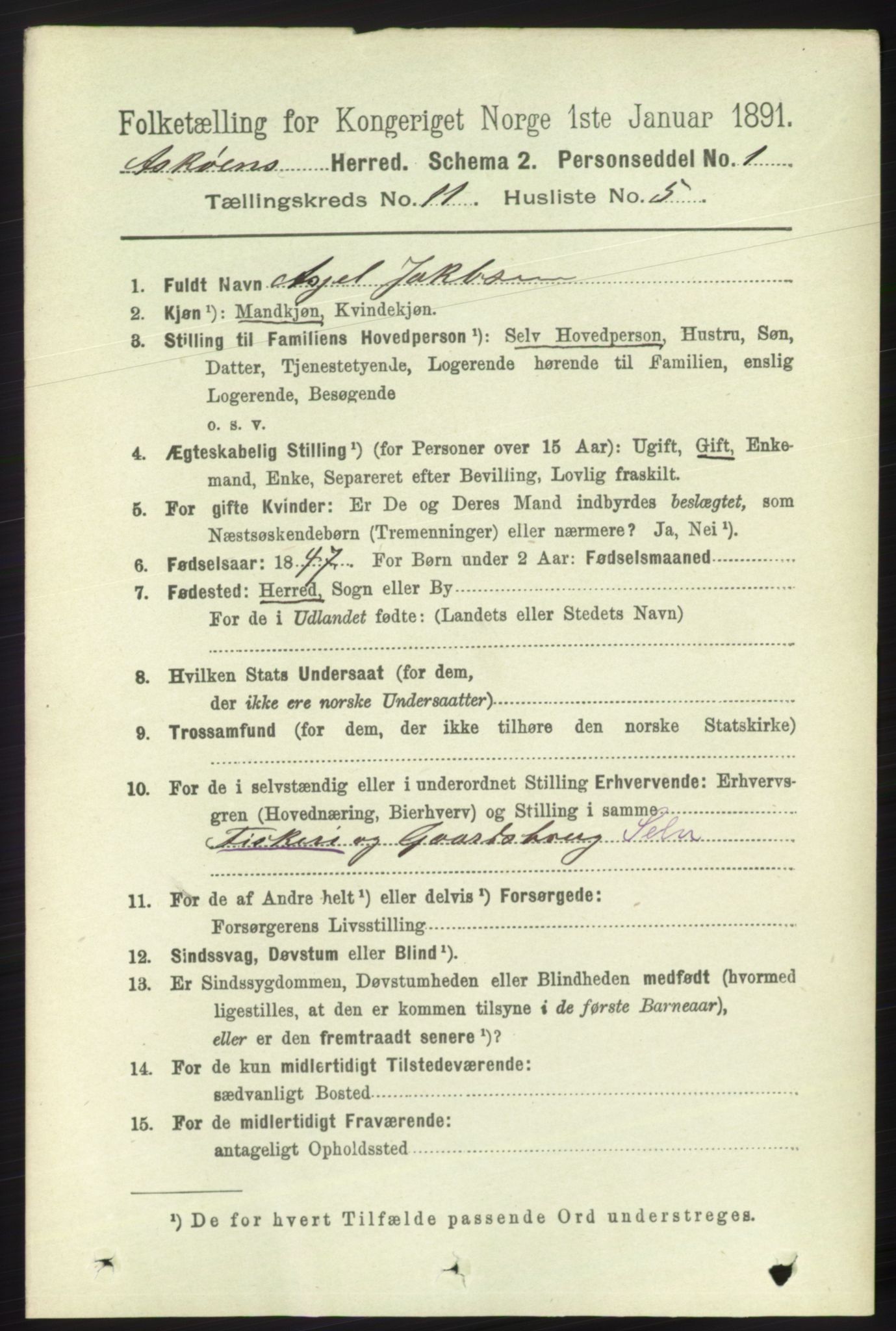RA, 1891 census for 1247 Askøy, 1891, p. 7290