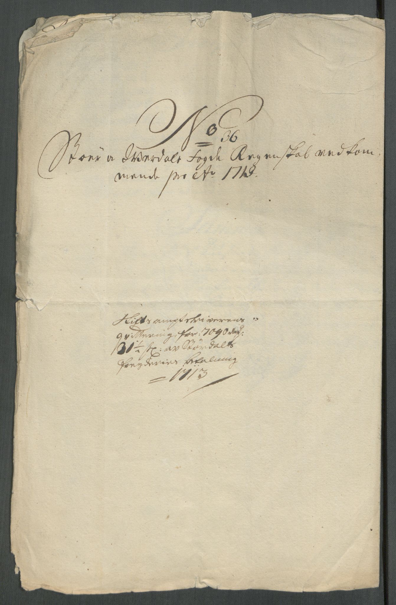 Rentekammeret inntil 1814, Reviderte regnskaper, Fogderegnskap, RA/EA-4092/R62/L4203: Fogderegnskap Stjørdal og Verdal, 1713, p. 314