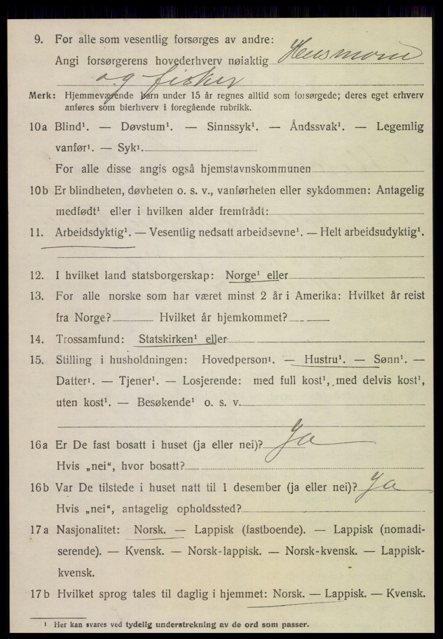 SAT, 1920 census for Otterøy, 1920, p. 1128