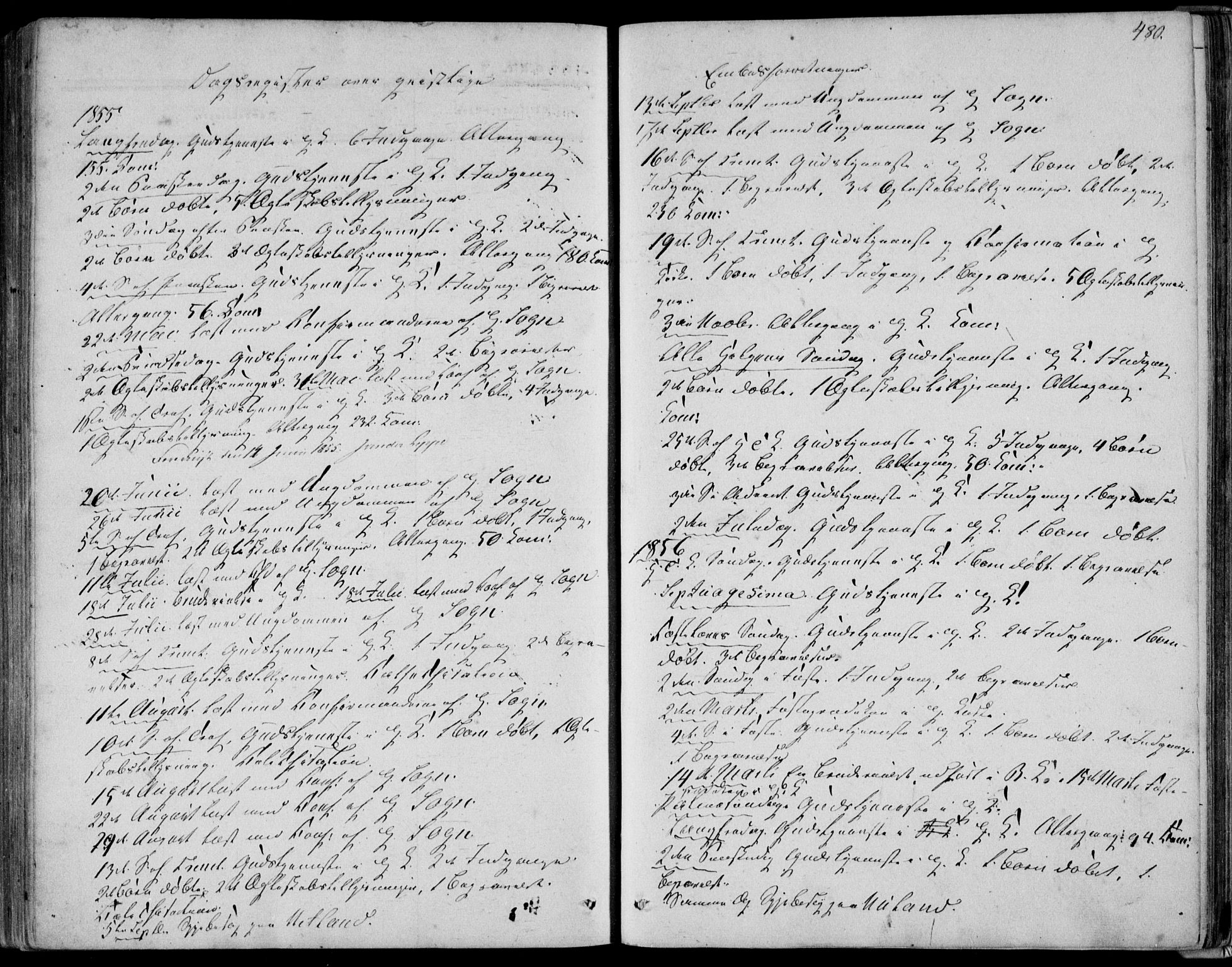 Bakke sokneprestkontor, SAK/1111-0002/F/Fa/Fab/L0002: Parish register (official) no. A 2, 1855-1884, p. 480