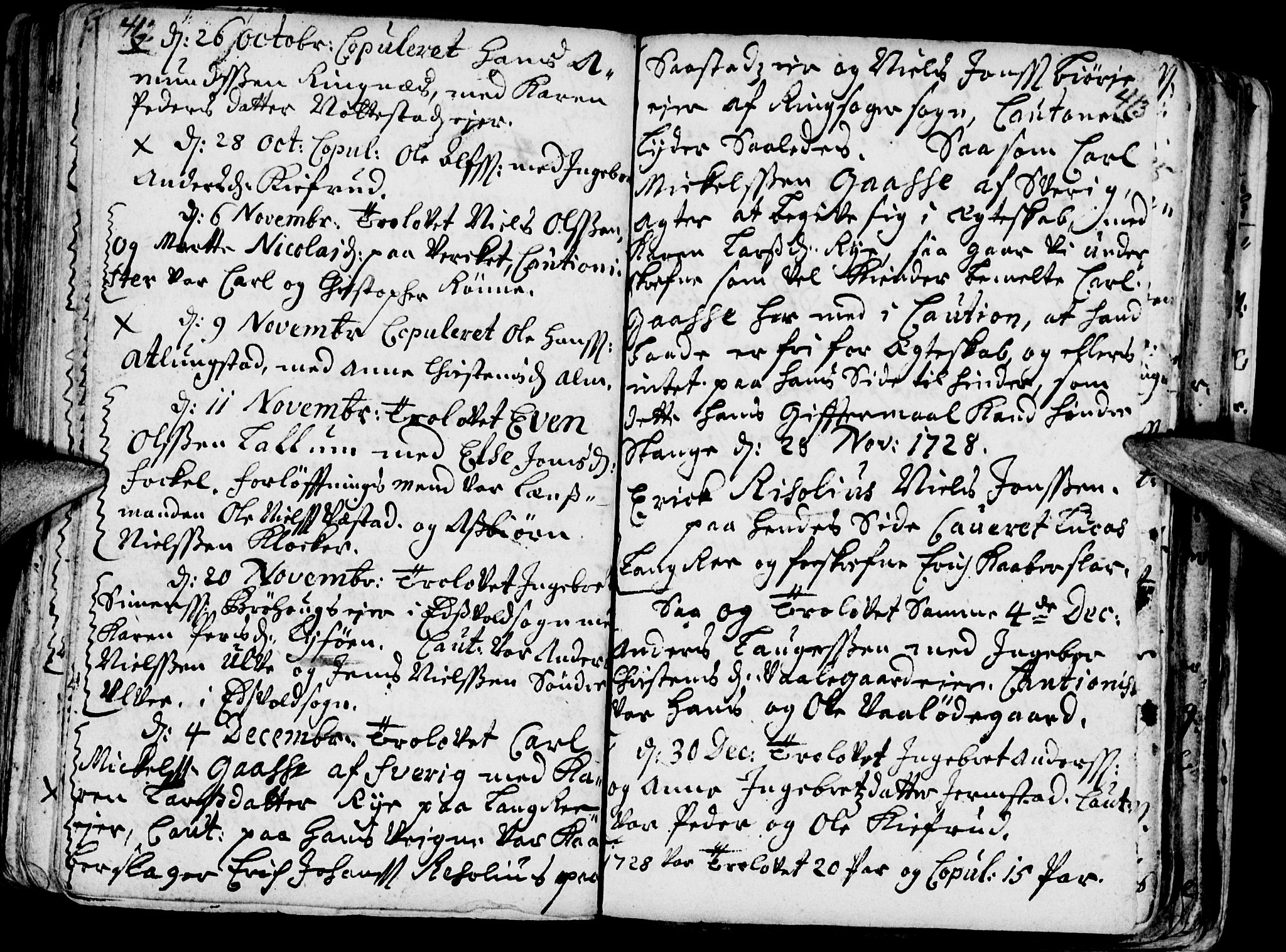 Stange prestekontor, AV/SAH-PREST-002/K/L0002: Parish register (official) no. 2, 1724-1740, p. 412-413