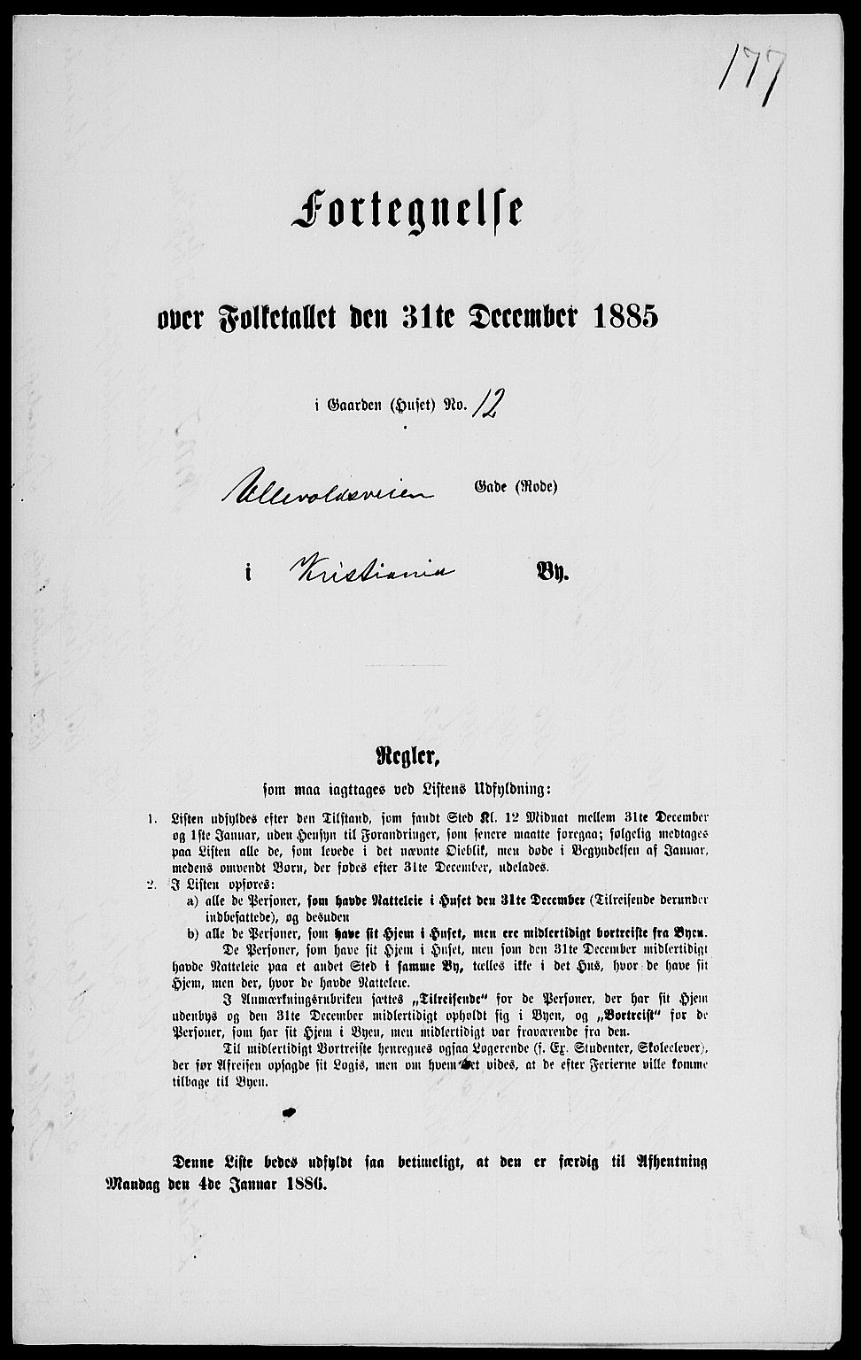 RA, 1885 census for 0301 Kristiania, 1885, p. 5963