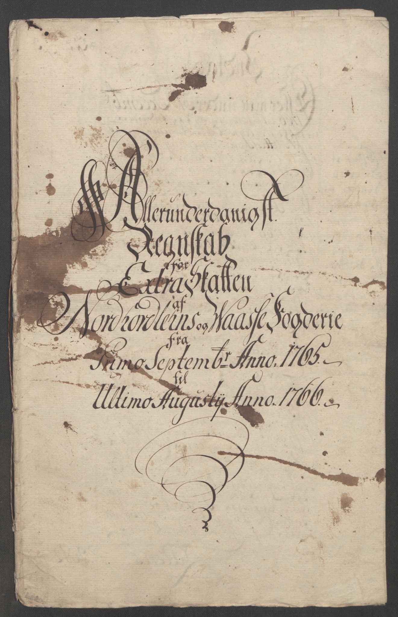 Rentekammeret inntil 1814, Reviderte regnskaper, Fogderegnskap, RA/EA-4092/R51/L3303: Ekstraskatten Nordhordland og Voss, 1762-1772, p. 109