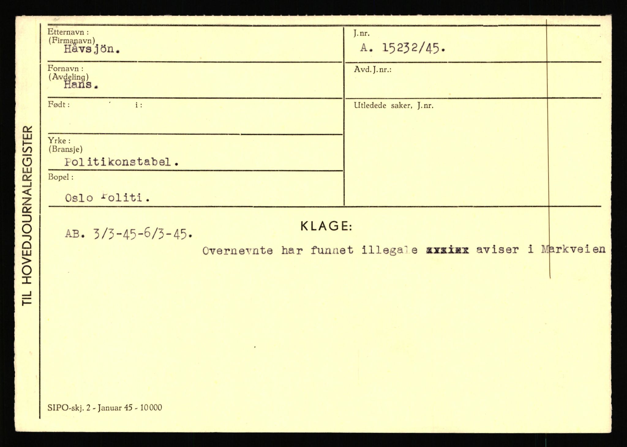 Statspolitiet - Hovedkontoret / Osloavdelingen, AV/RA-S-1329/C/Ca/L0005: Furali - Hamula, 1943-1945, p. 3713