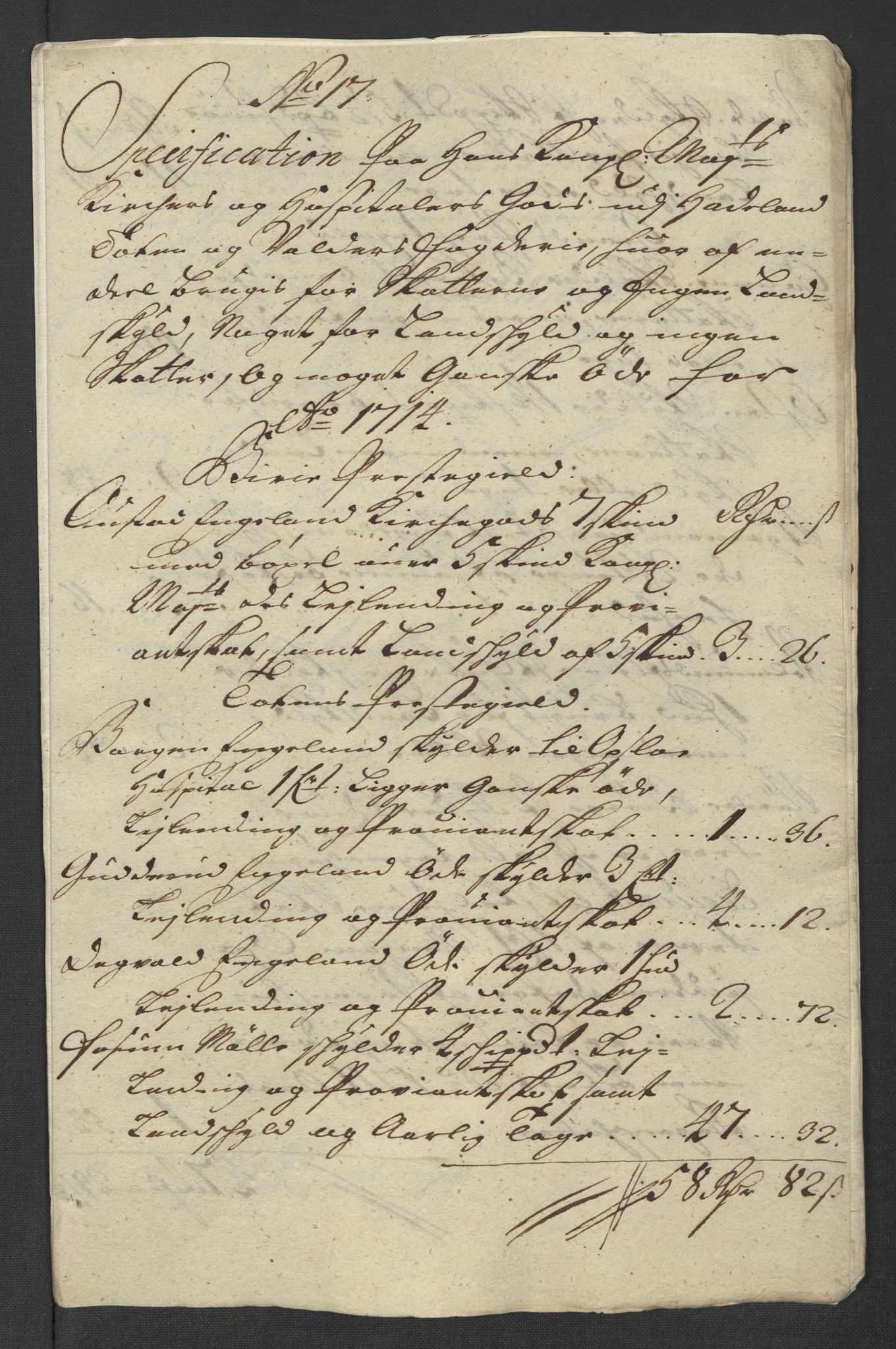 Rentekammeret inntil 1814, Reviderte regnskaper, Fogderegnskap, AV/RA-EA-4092/R18/L1313: Fogderegnskap Hadeland, Toten og Valdres, 1714, p. 181