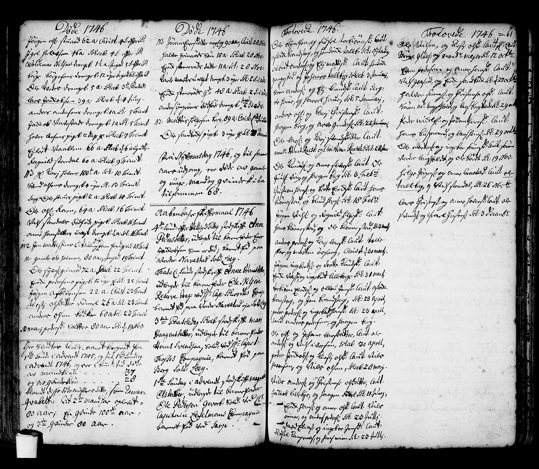 Skjeberg prestekontor Kirkebøker, AV/SAO-A-10923/F/Fa/L0002: Parish register (official) no. I 2, 1726-1791, p. 61