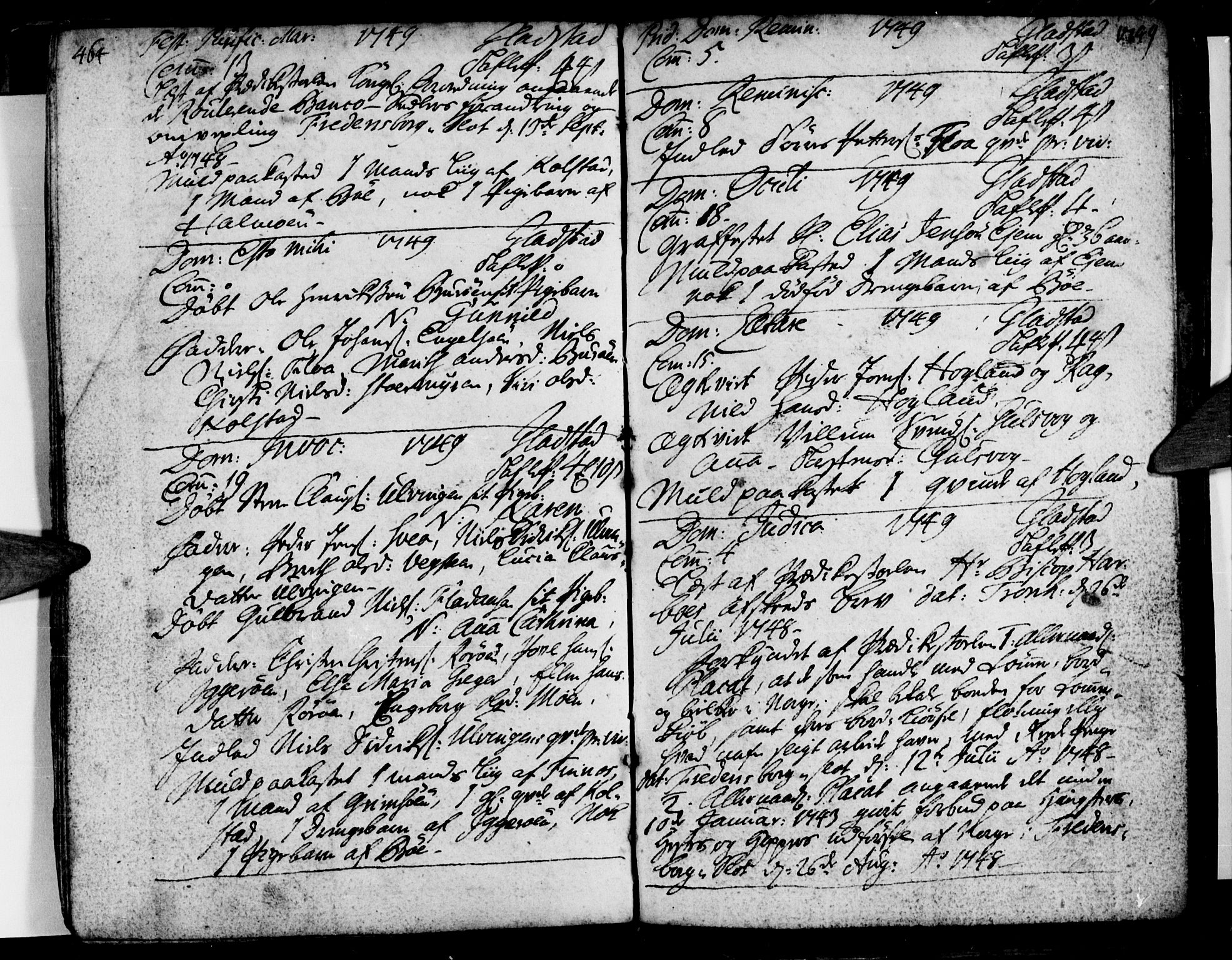 Ministerialprotokoller, klokkerbøker og fødselsregistre - Nordland, SAT/A-1459/816/L0236: Parish register (official) no. 816A02, 1725-1756