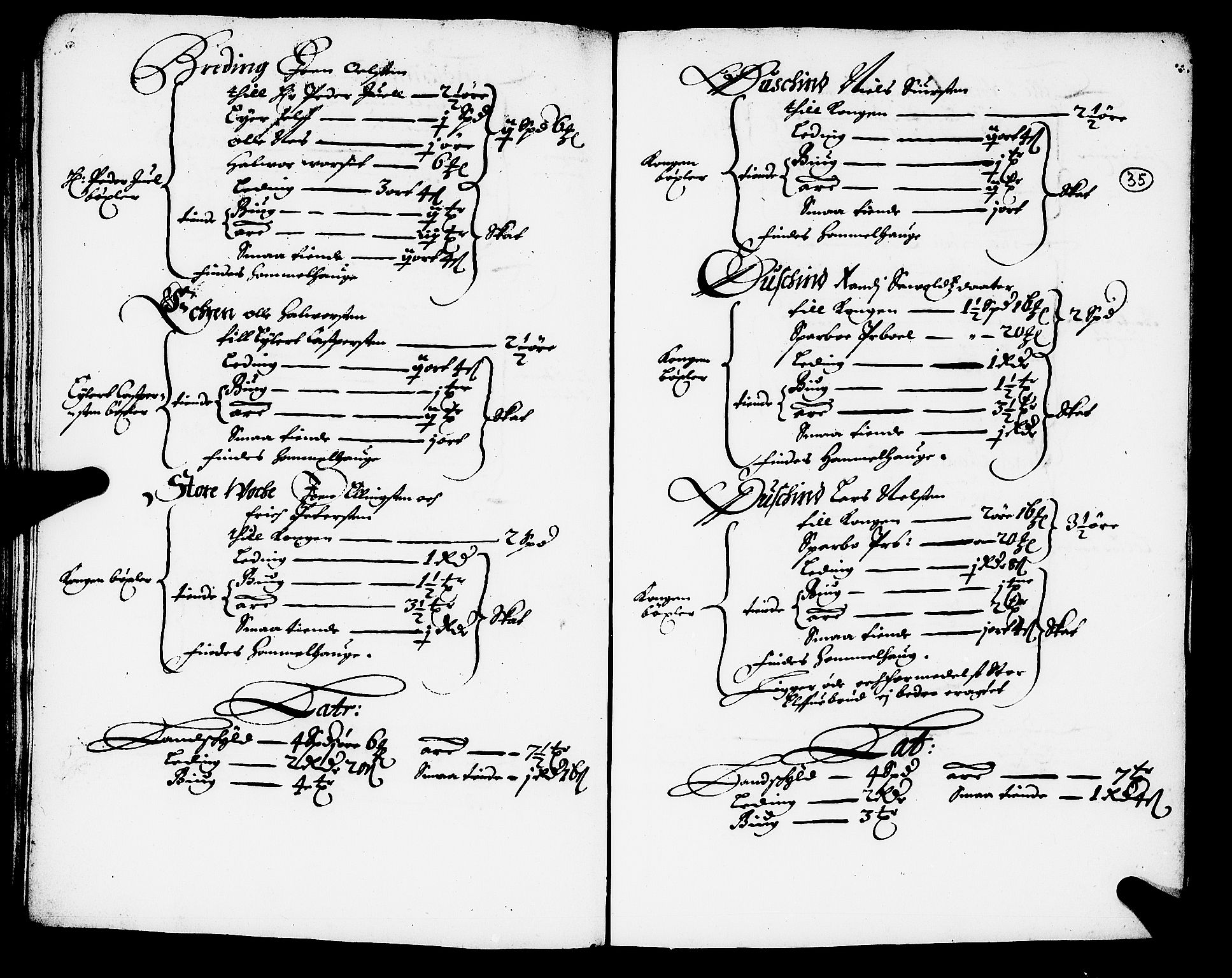 Rentekammeret inntil 1814, Realistisk ordnet avdeling, AV/RA-EA-4070/N/Nb/Nba/L0054: Stjørdal len, 1669, p. 34b-35a