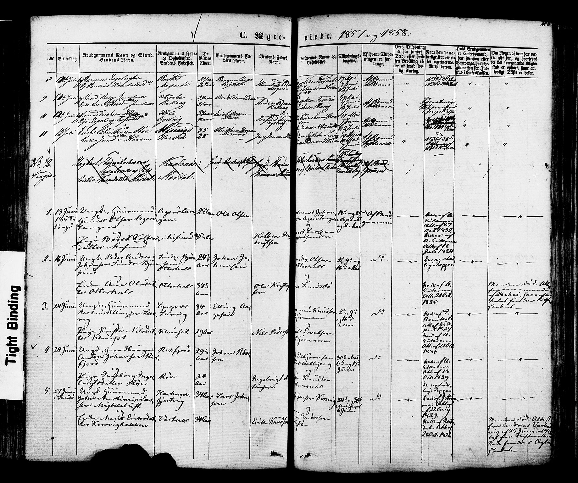 Ministerialprotokoller, klokkerbøker og fødselsregistre - Møre og Romsdal, AV/SAT-A-1454/560/L0719: Parish register (official) no. 560A03, 1845-1872, p. 203