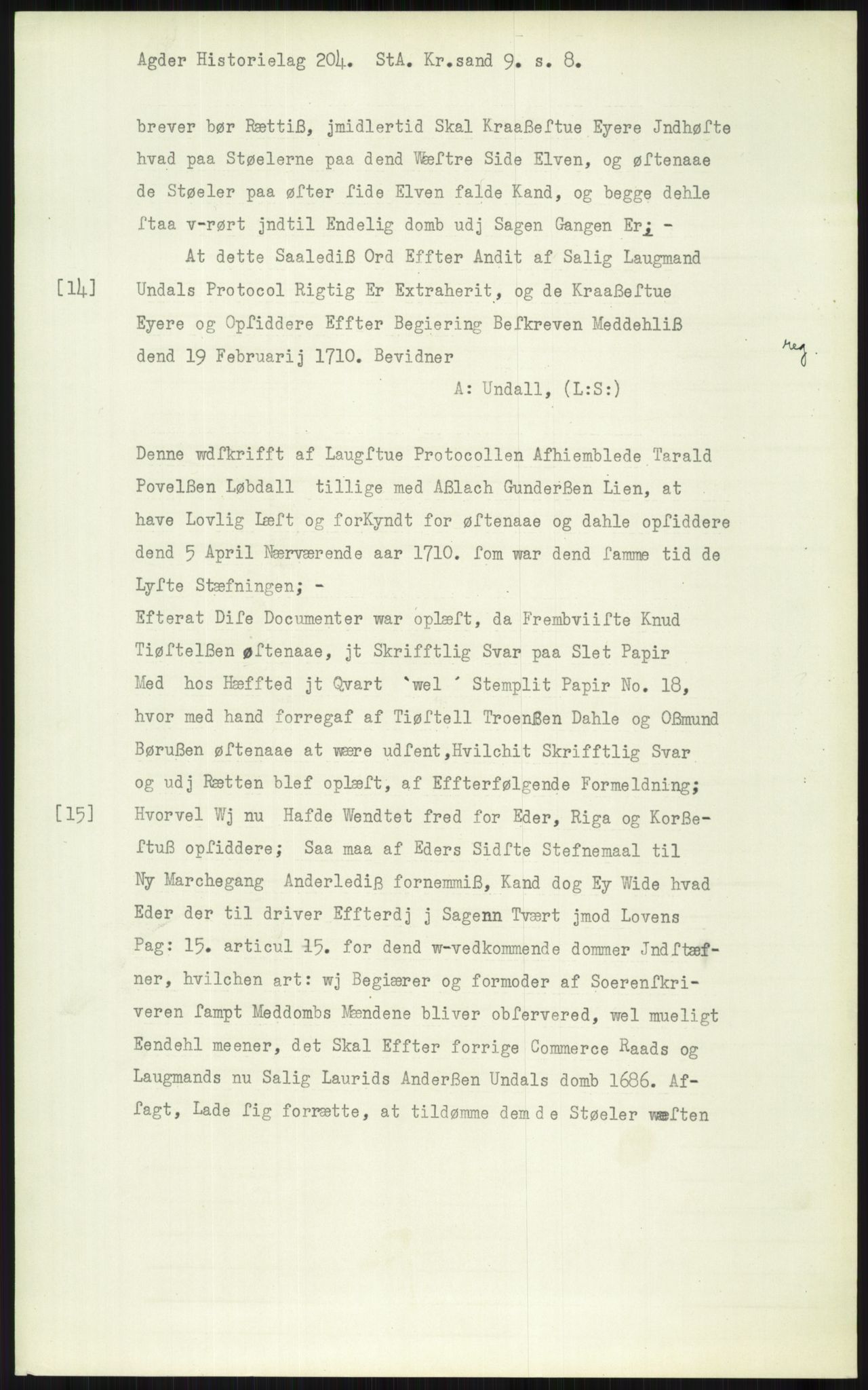 Samlinger til kildeutgivelse, Diplomavskriftsamlingen, AV/RA-EA-4053/H/Ha, p. 3407