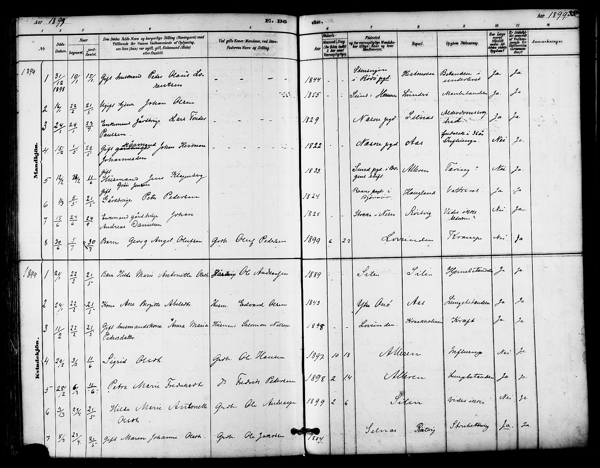 Ministerialprotokoller, klokkerbøker og fødselsregistre - Nordland, SAT/A-1459/839/L0568: Parish register (official) no. 839A05, 1880-1902, p. 350