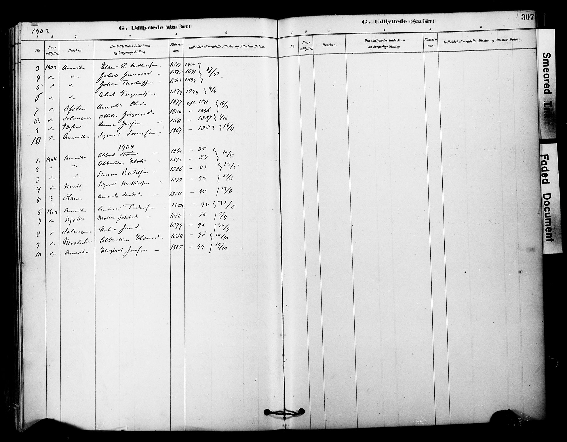 Tranøy sokneprestkontor, SATØ/S-1313/I/Ia/Iaa/L0011kirke: Parish register (official) no. 11, 1878-1904, p. 307
