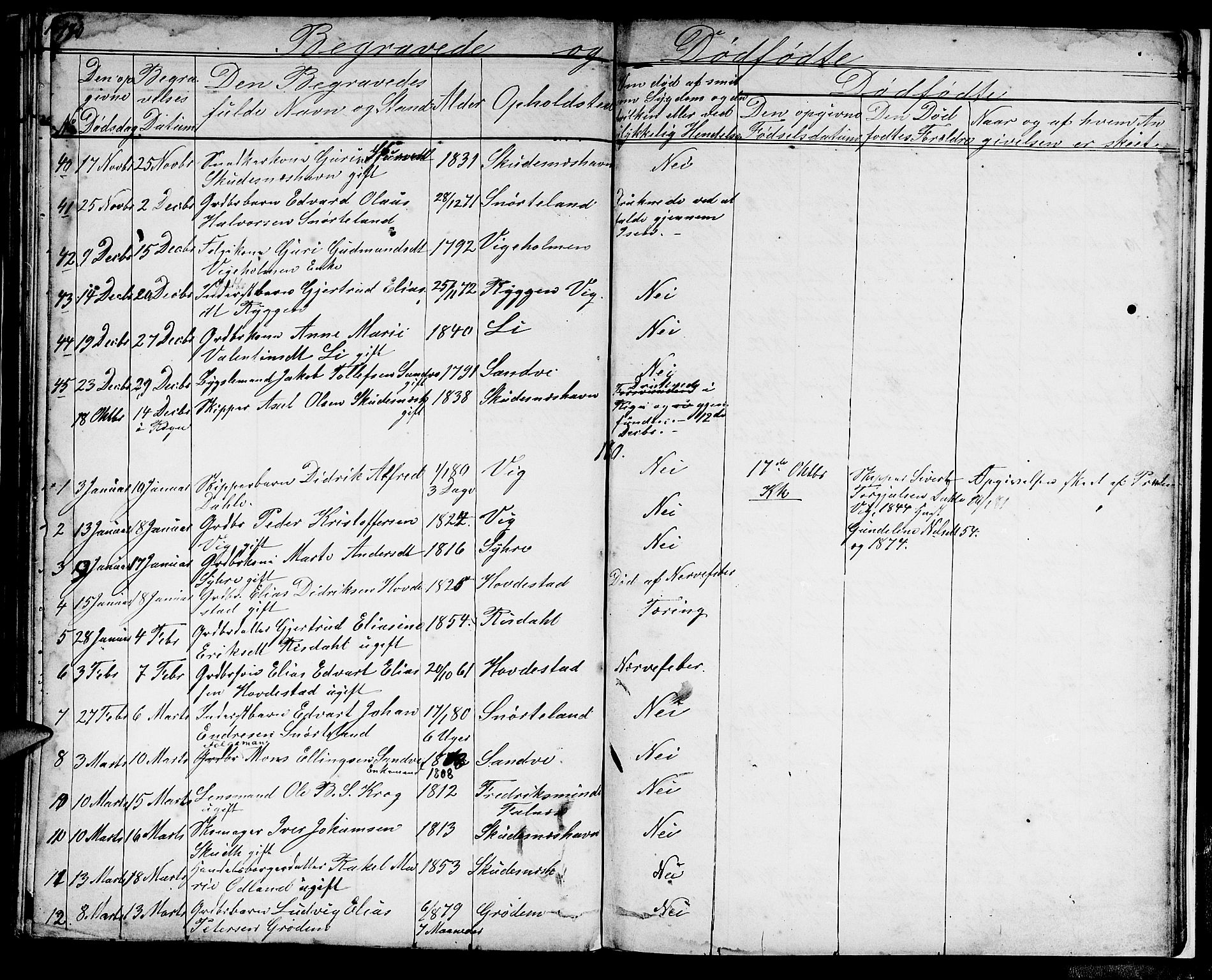Skudenes sokneprestkontor, SAST/A -101849/H/Ha/Hab/L0004: Parish register (copy) no. B 4, 1865-1884, p. 180