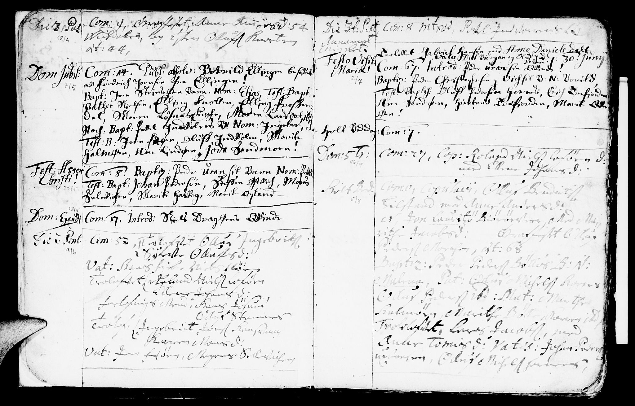 Ministerialprotokoller, klokkerbøker og fødselsregistre - Nord-Trøndelag, SAT/A-1458/771/L0594: Parish register (official) no. 771A01, 1689-1738