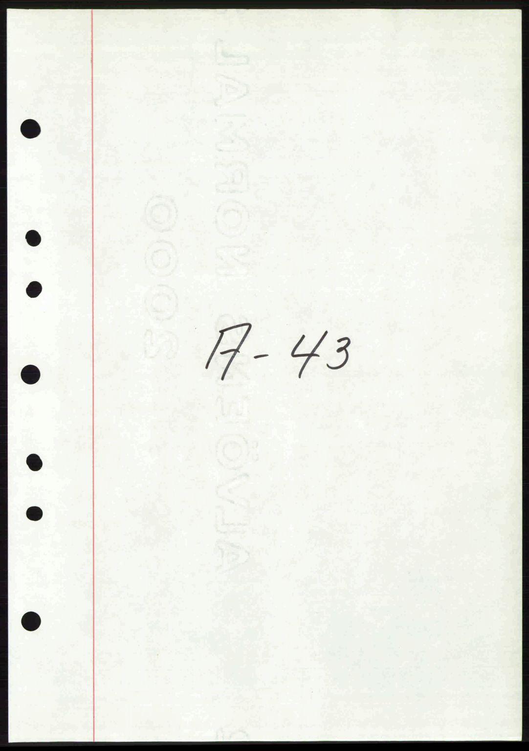 Midhordland sorenskriveri, SAB/A-3001/1/G/Gb/Gbj/L0022: Mortgage book no. A41-43, 1946-1946, Diary no: : 2005/1946