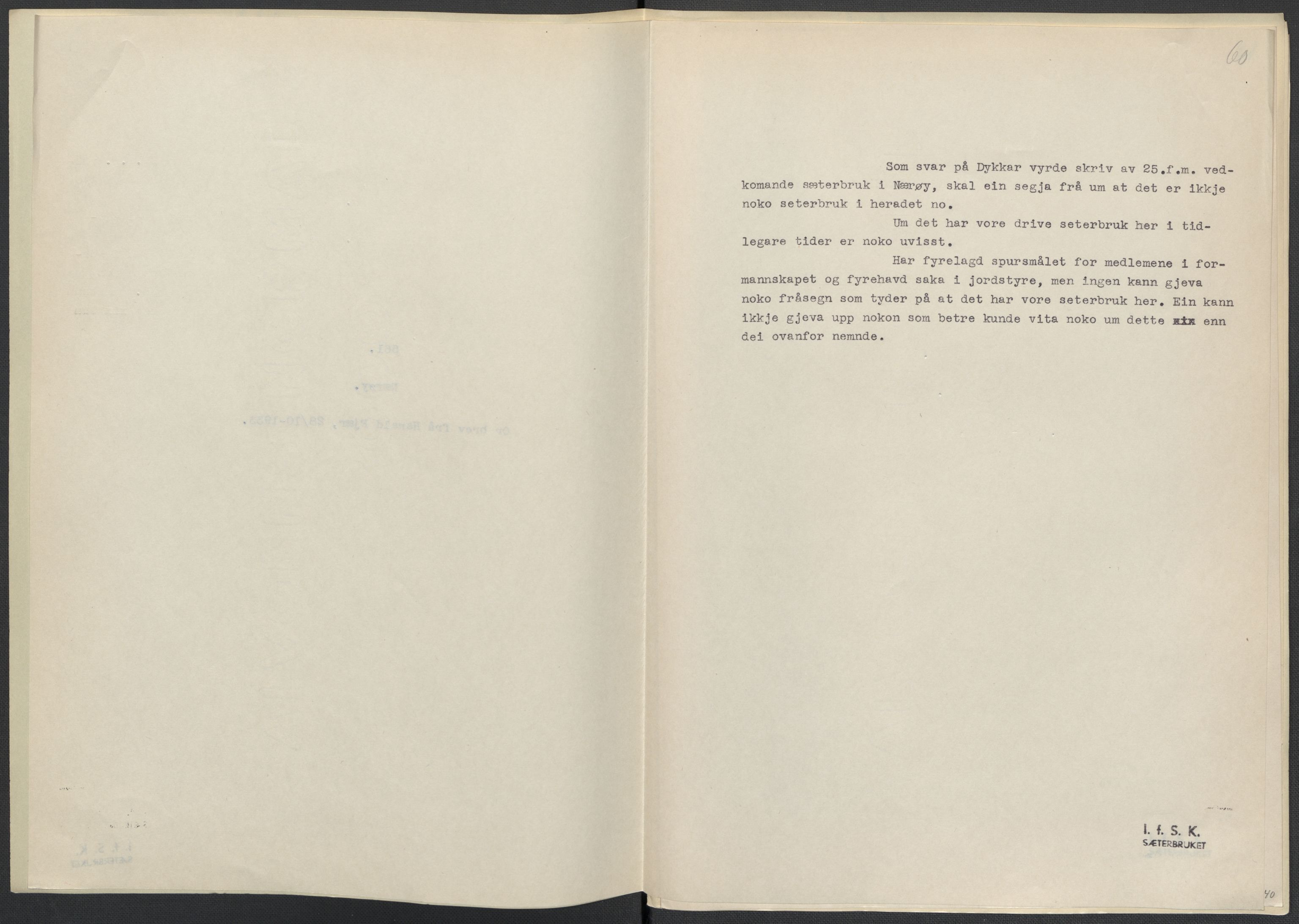 Instituttet for sammenlignende kulturforskning, AV/RA-PA-0424/F/Fc/L0015/0003: Eske B15: / Nord-Trøndelag (perm XLIV-XLV), 1933-1939, p. 1060