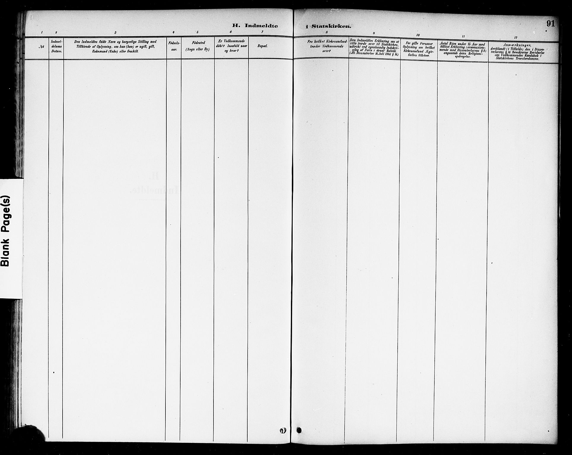 Berg prestekontor Kirkebøker, AV/SAO-A-10902/F/Fc/L0002: Parish register (official) no. III 2, 1888-1901, p. 91