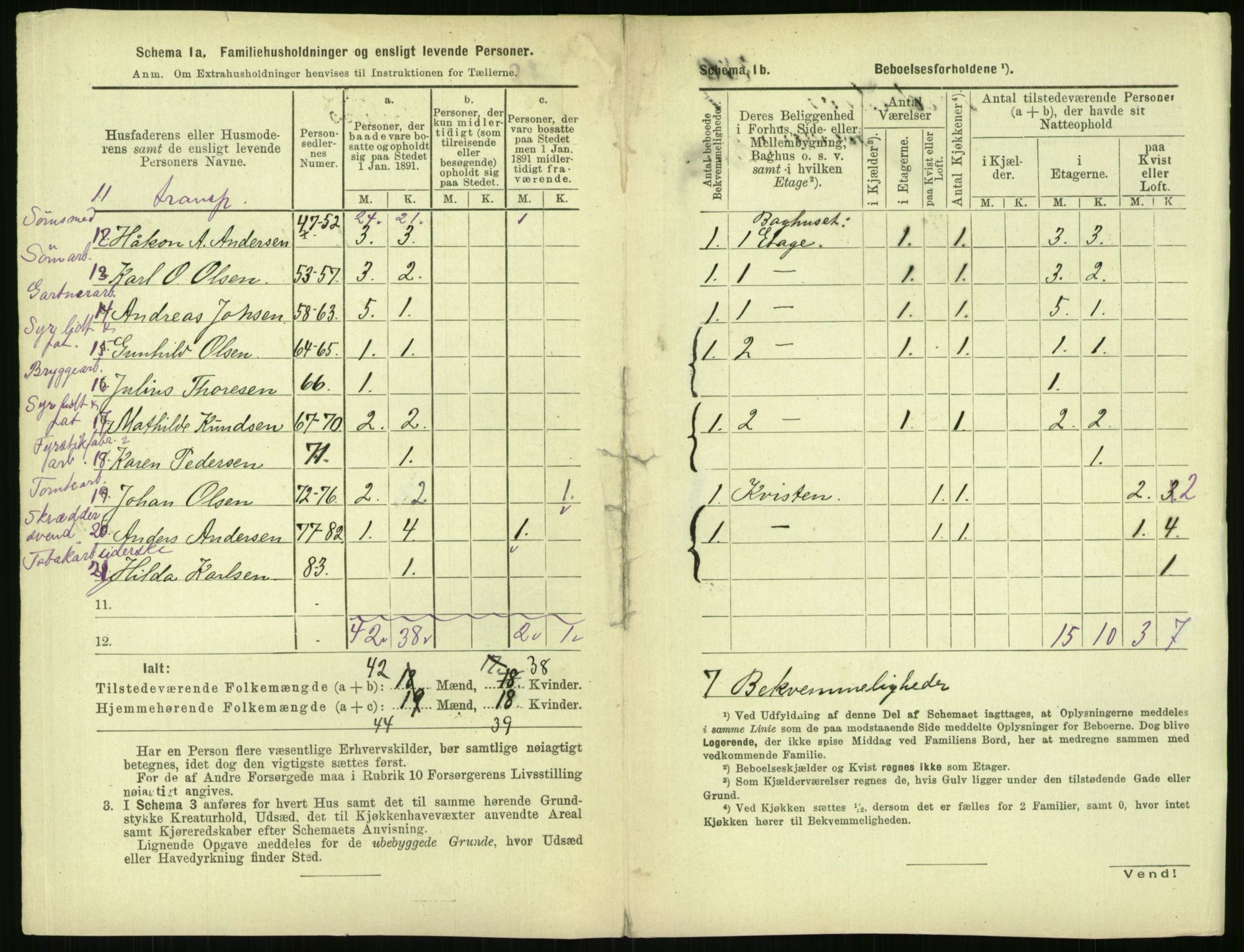 RA, 1891 census for 0301 Kristiania, 1891, p. 169952