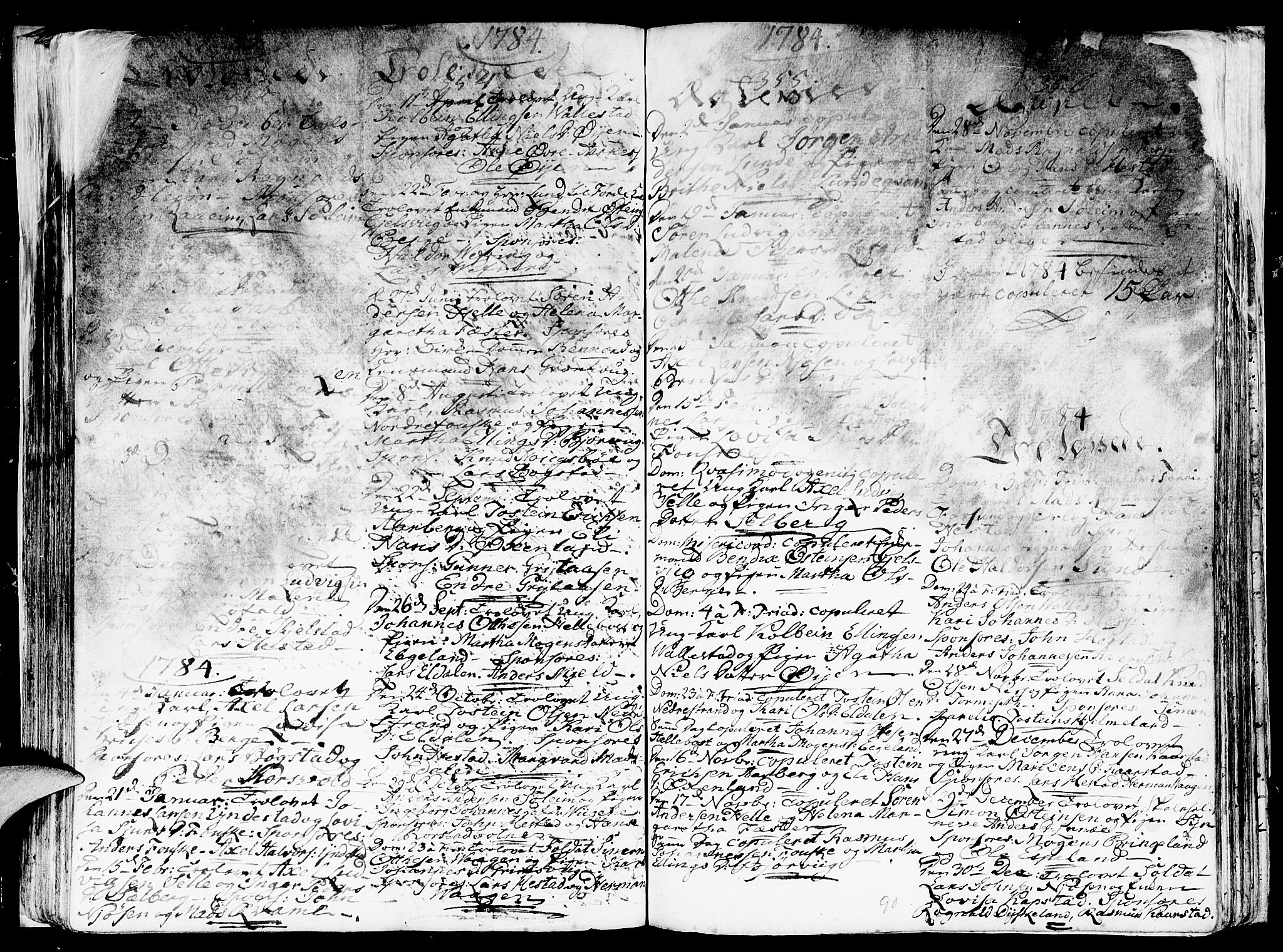 Gaular sokneprestembete, AV/SAB-A-80001/H/Haa: Parish register (official) no. A 1, 1755-1785, p. 90