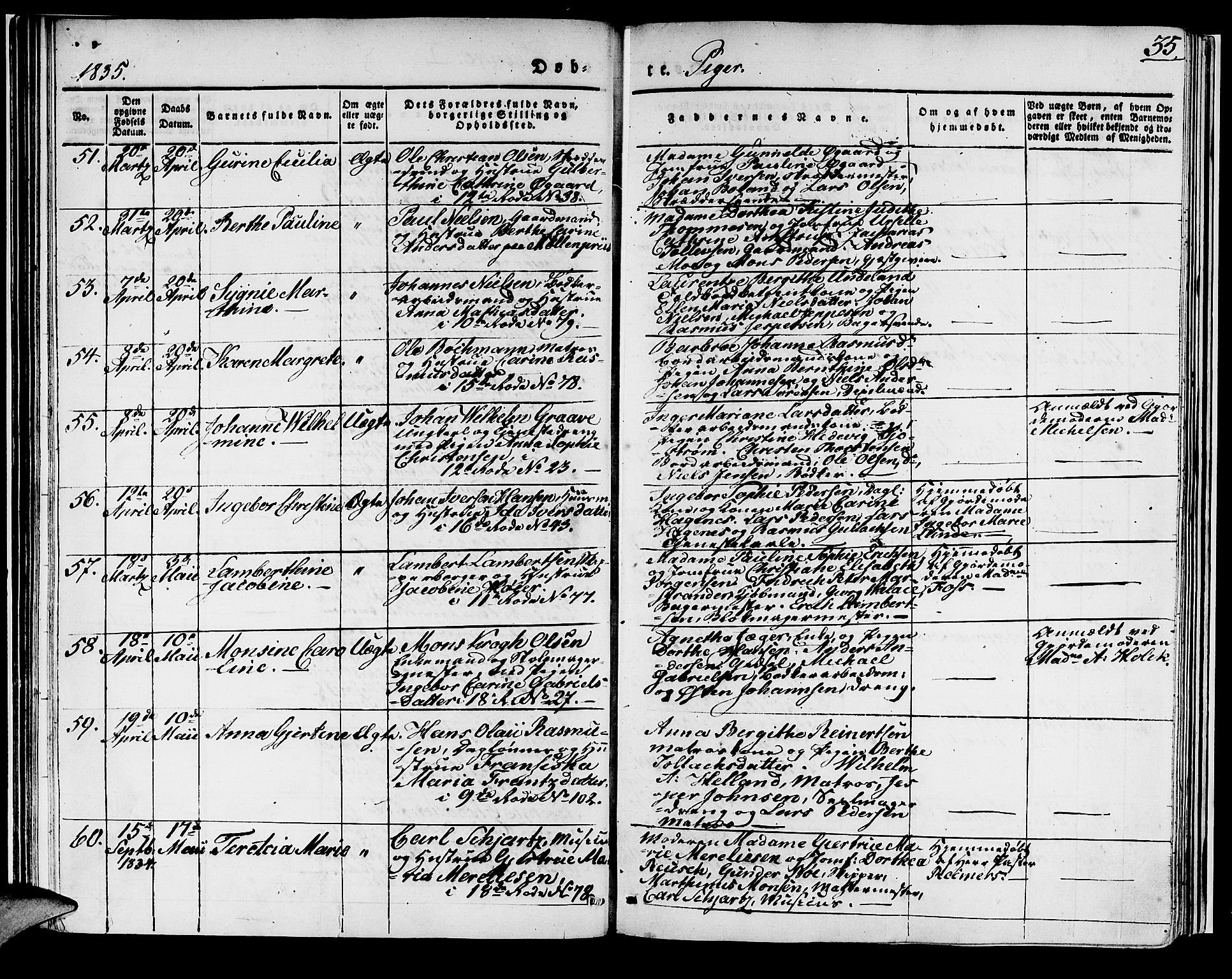 Domkirken sokneprestembete, SAB/A-74801/H/Haa/L0014: Parish register (official) no. A 13, 1830-1837, p. 35