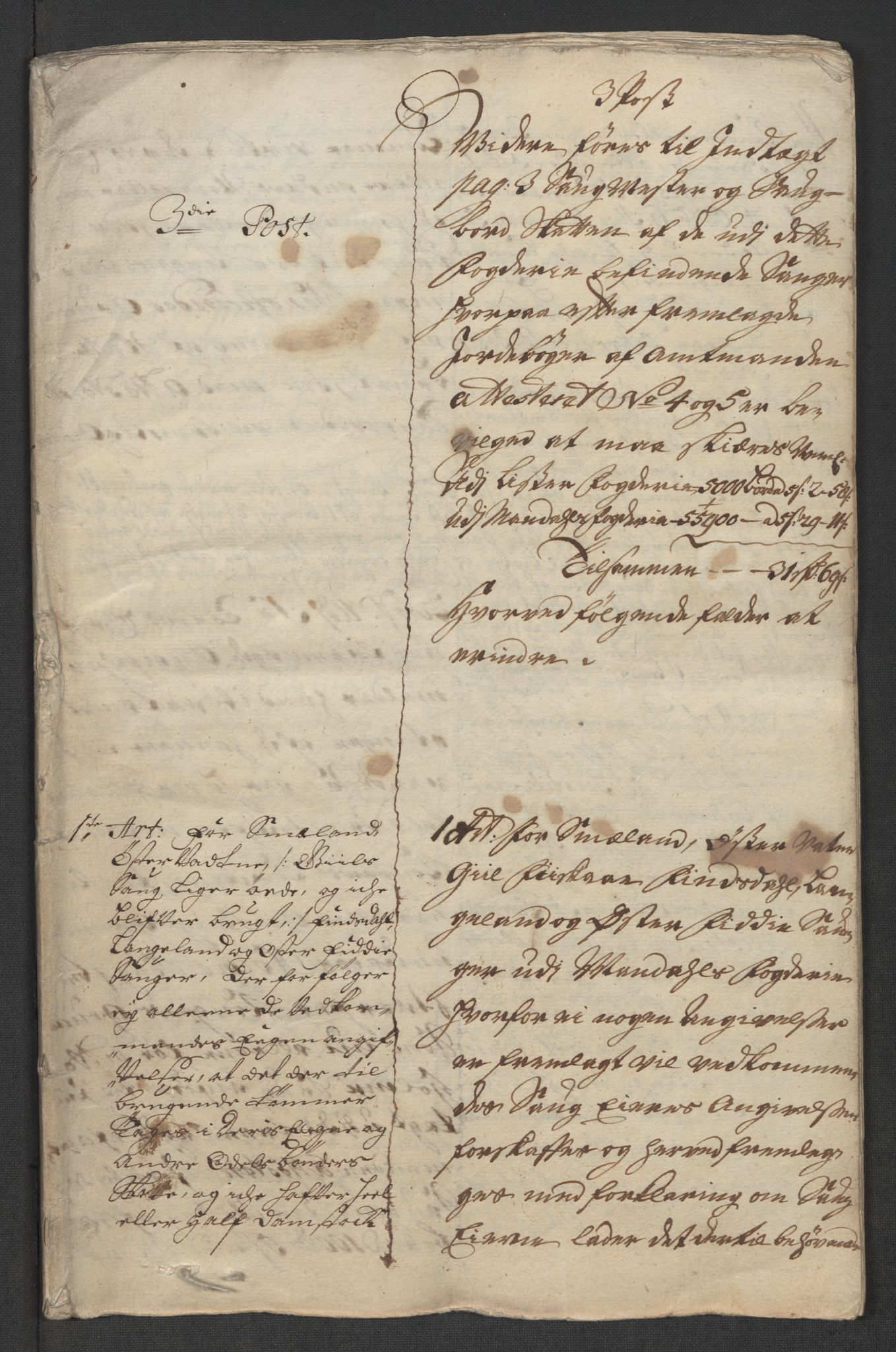 Rentekammeret inntil 1814, Reviderte regnskaper, Fogderegnskap, AV/RA-EA-4092/R43/L2562: Fogderegnskap Lista og Mandal, 1717, p. 5