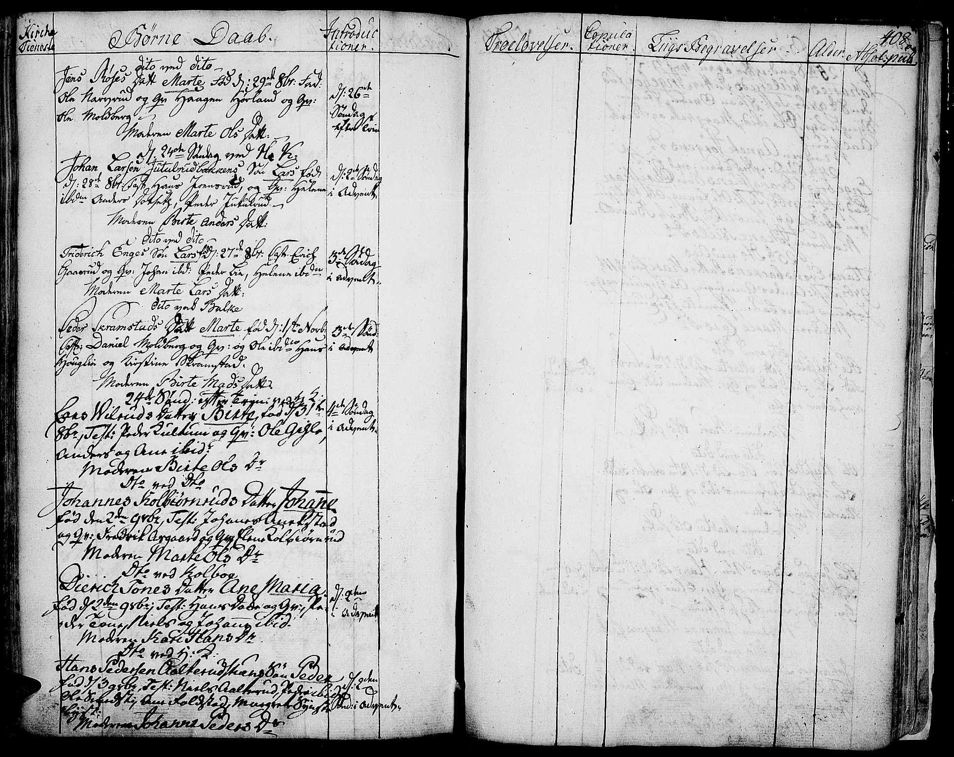 Toten prestekontor, SAH/PREST-102/H/Ha/Haa/L0006: Parish register (official) no. 6, 1773-1793, p. 408