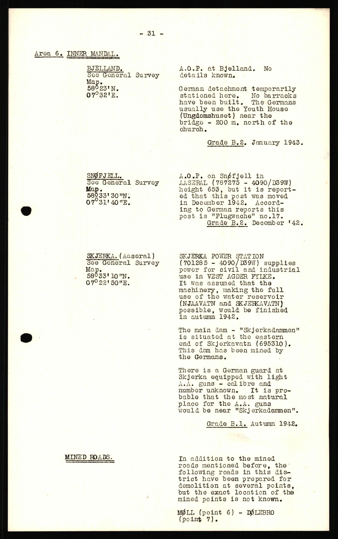 Forsvaret, Forsvarets overkommando II, AV/RA-RAFA-3915/D/Dd/L0023: Vest-Agder, 1942-1943, p. 61