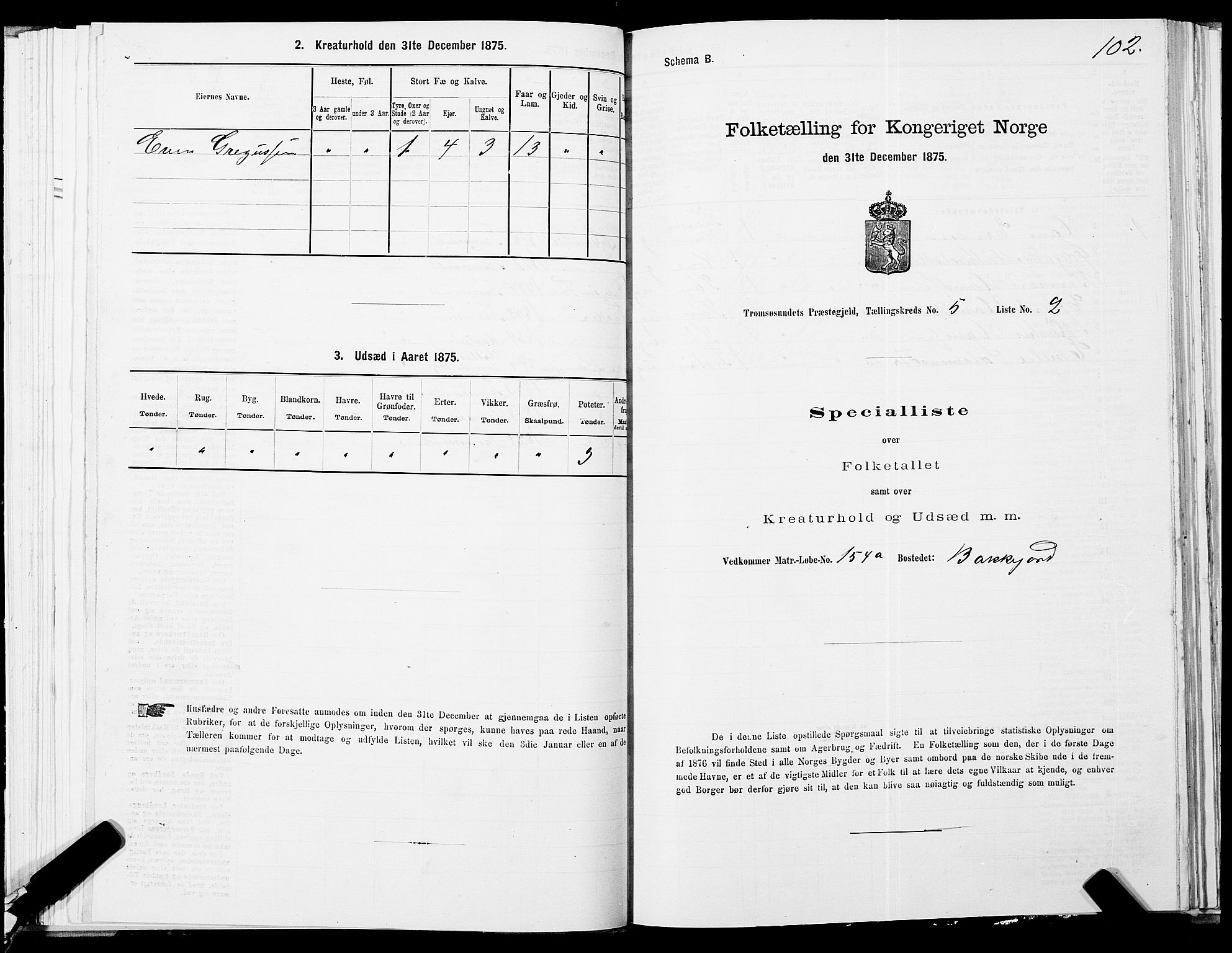 SATØ, 1875 census for 1934P Tromsøysund, 1875, p. 3102