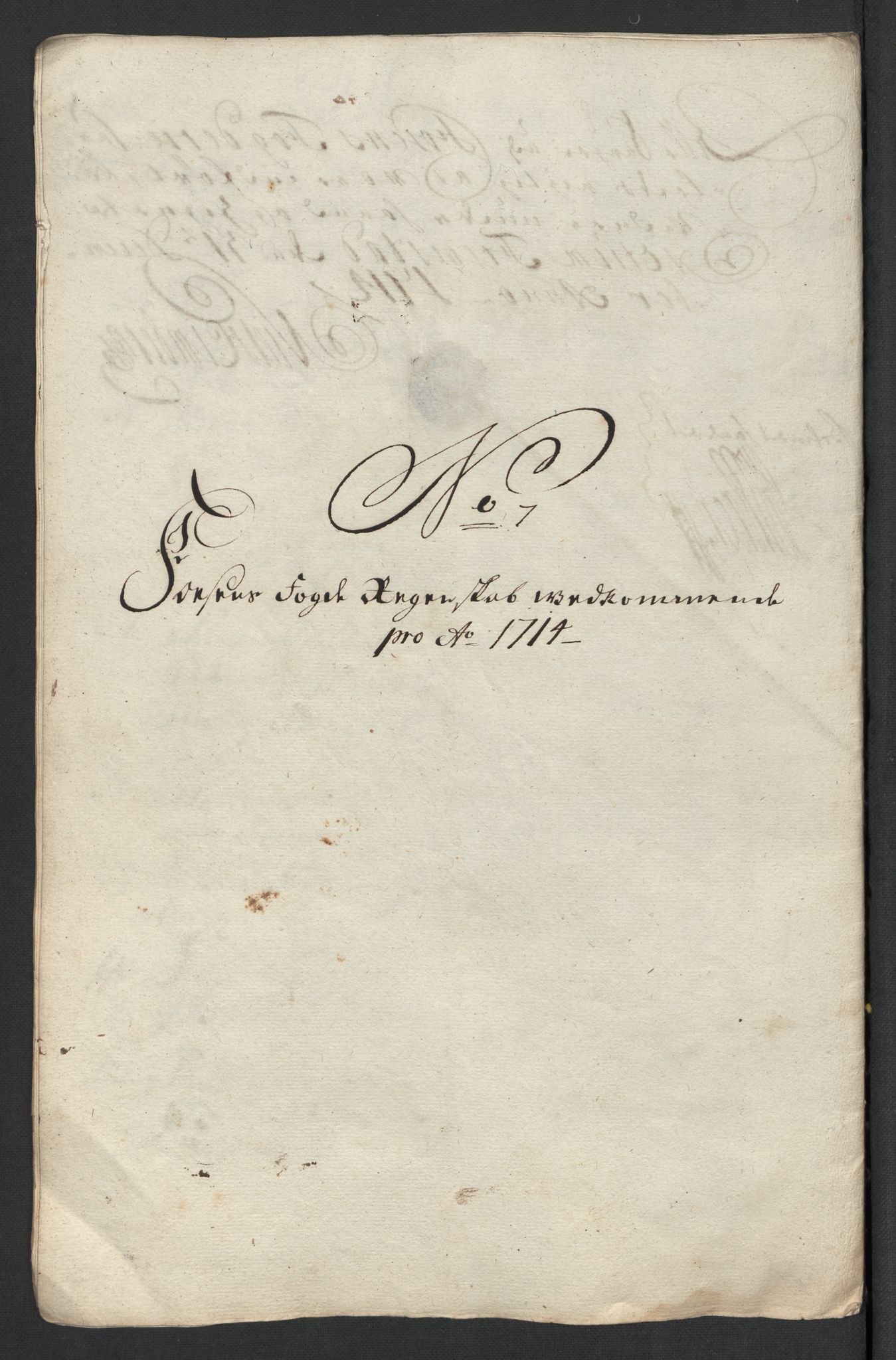 Rentekammeret inntil 1814, Reviderte regnskaper, Fogderegnskap, AV/RA-EA-4092/R57/L3862: Fogderegnskap Fosen, 1714, p. 106