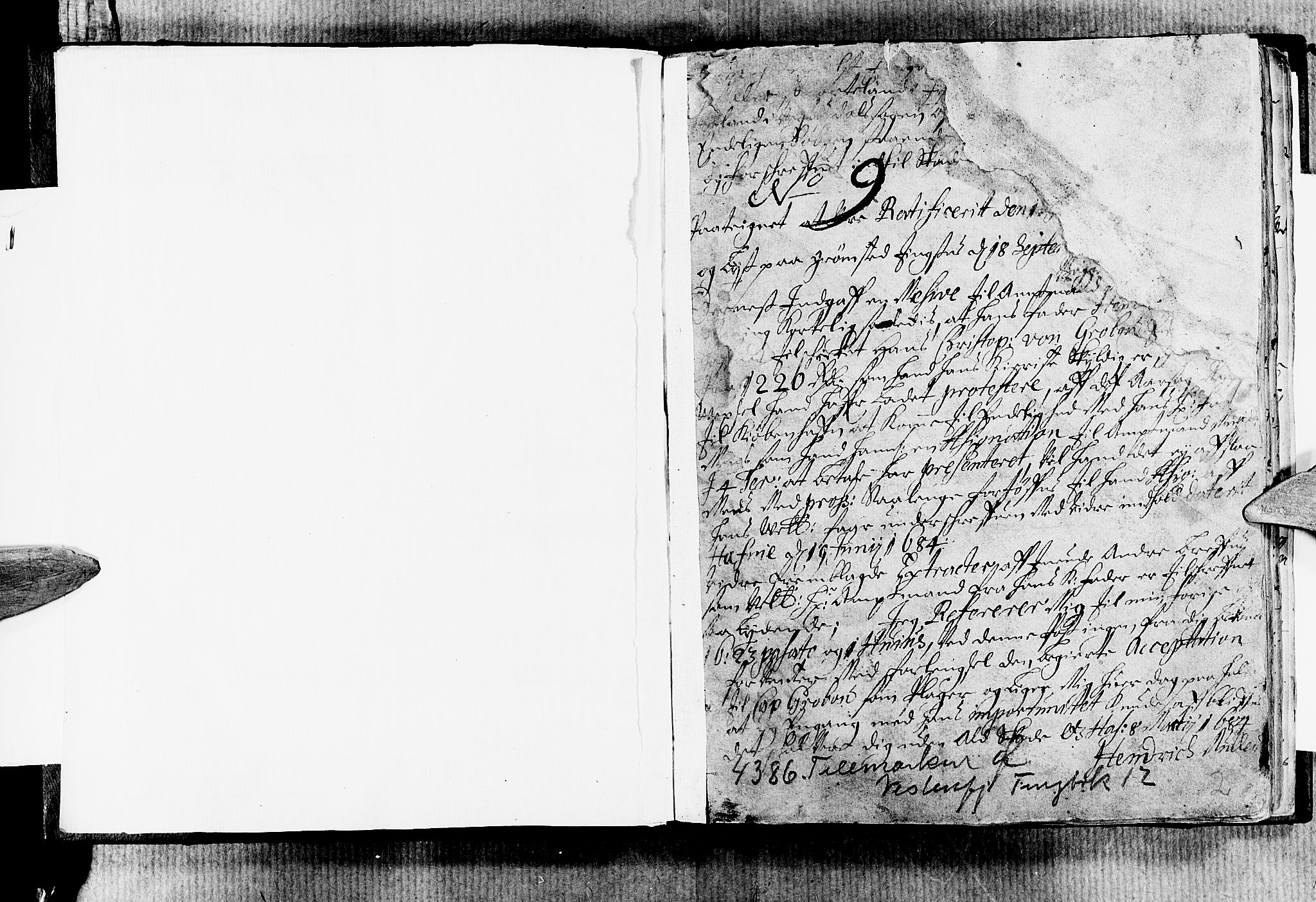 Vest-Telemark sorenskriveri, SAKO/A-134/F/Fa/L0012: Tingbok, 1686, p. 2