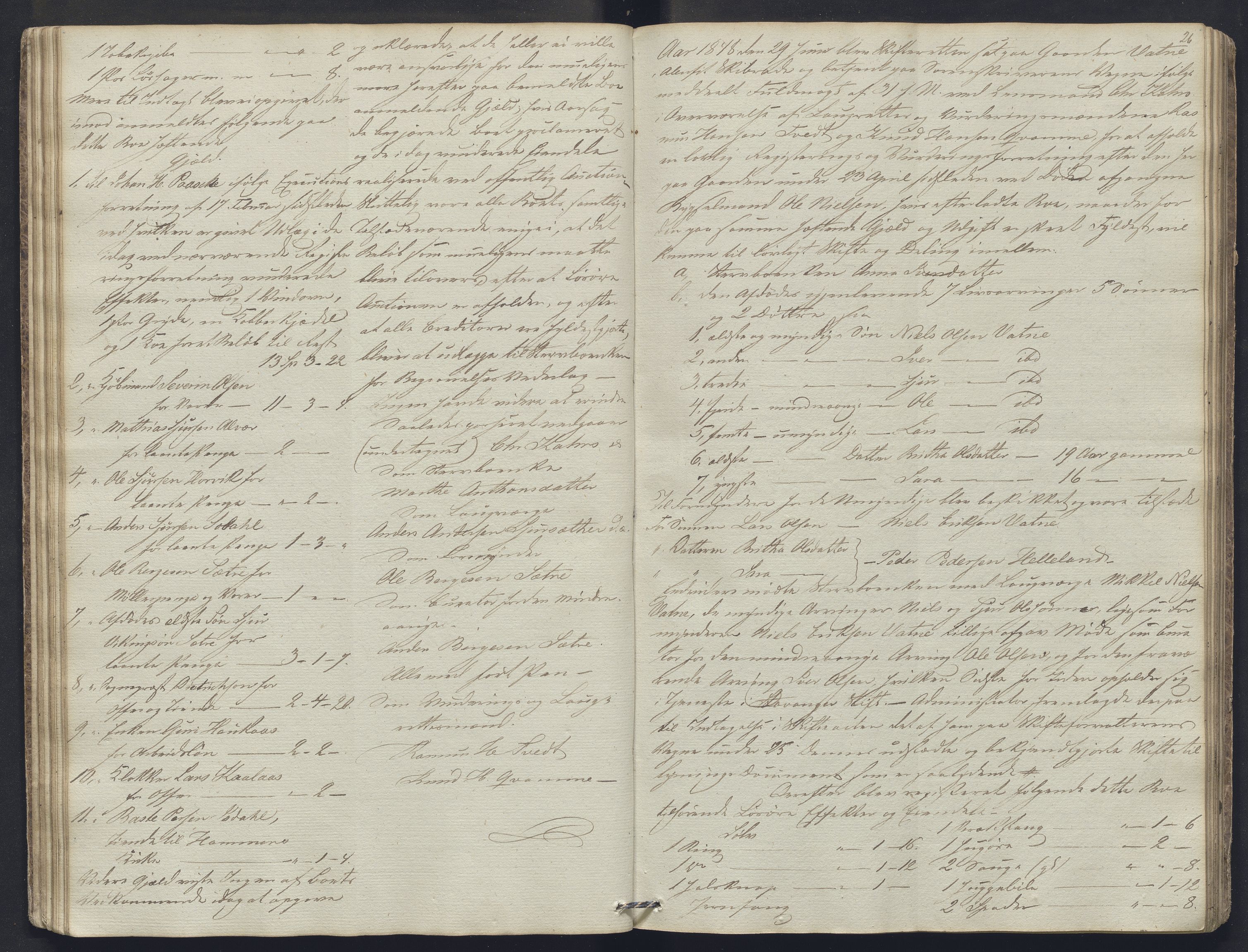 Nordhordland sorenskrivar, AV/SAB-A-2901/1/H/Hb/L0003: Registreringsprotokollar, 1846-1852, p. 26