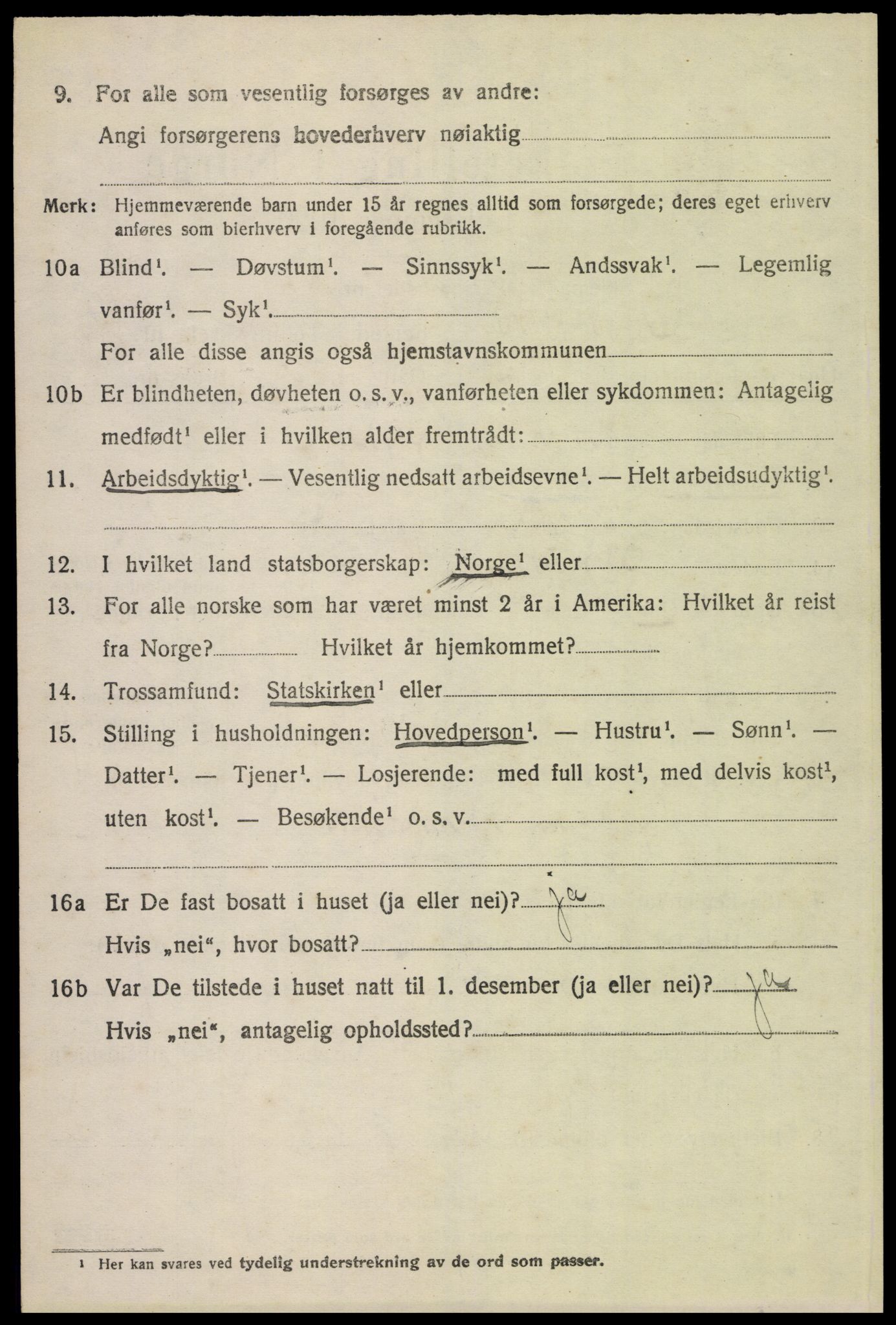 SAH, 1920 census for Elverum, 1920, p. 17701