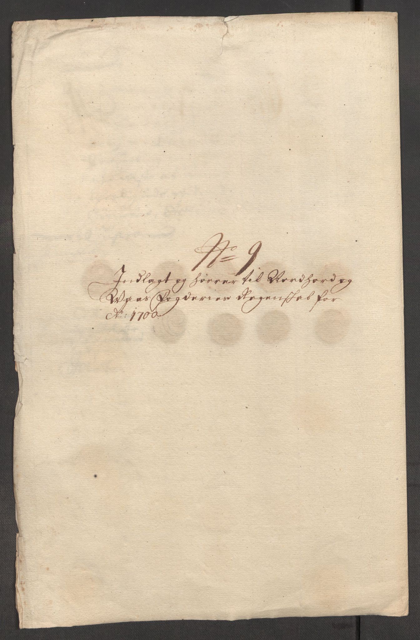 Rentekammeret inntil 1814, Reviderte regnskaper, Fogderegnskap, RA/EA-4092/R51/L3185: Fogderegnskap Nordhordland og Voss, 1700-1701, p. 164