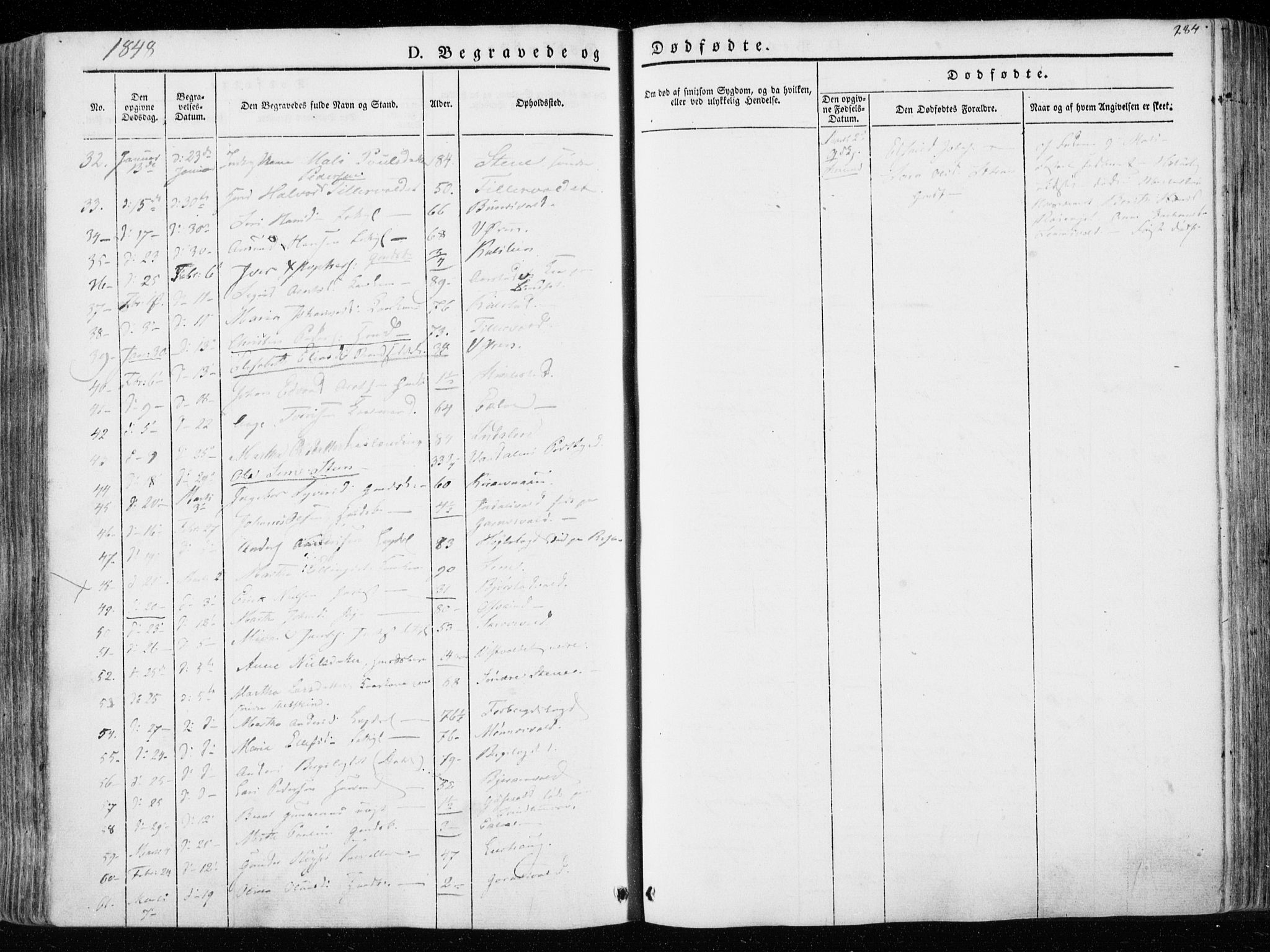 Ministerialprotokoller, klokkerbøker og fødselsregistre - Nord-Trøndelag, SAT/A-1458/723/L0239: Parish register (official) no. 723A08, 1841-1851, p. 284