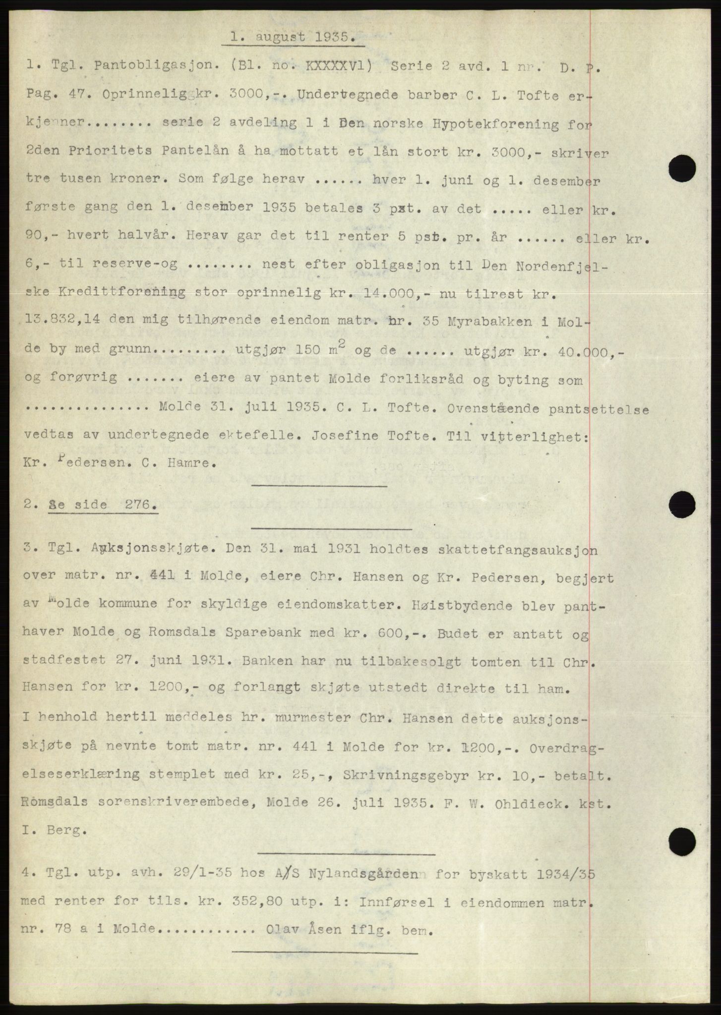 Molde byfogd, SAT/A-0025/2/2C/L0012: Mortgage book no. 12, 1932-1935, Deed date: 15.07.1935