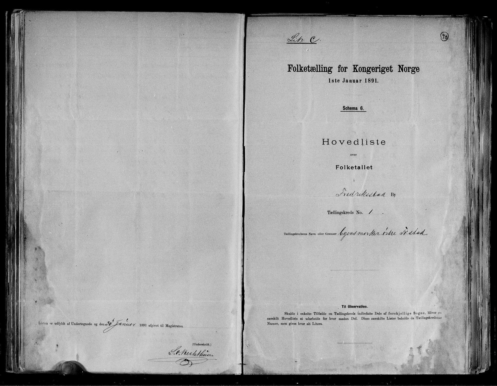 RA, 1891 census for 0103 Fredrikstad, 1891, p. 9