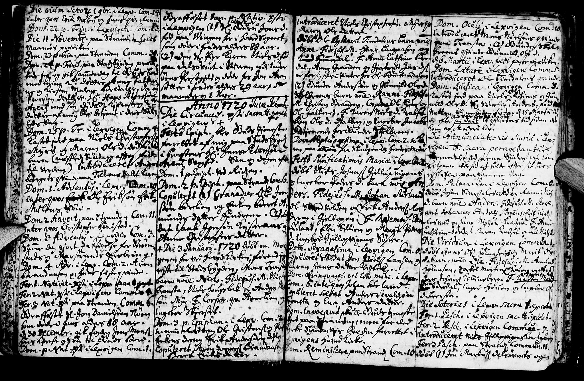 Ministerialprotokoller, klokkerbøker og fødselsregistre - Nord-Trøndelag, AV/SAT-A-1458/701/L0001: Parish register (official) no. 701A01, 1717-1731, p. 9