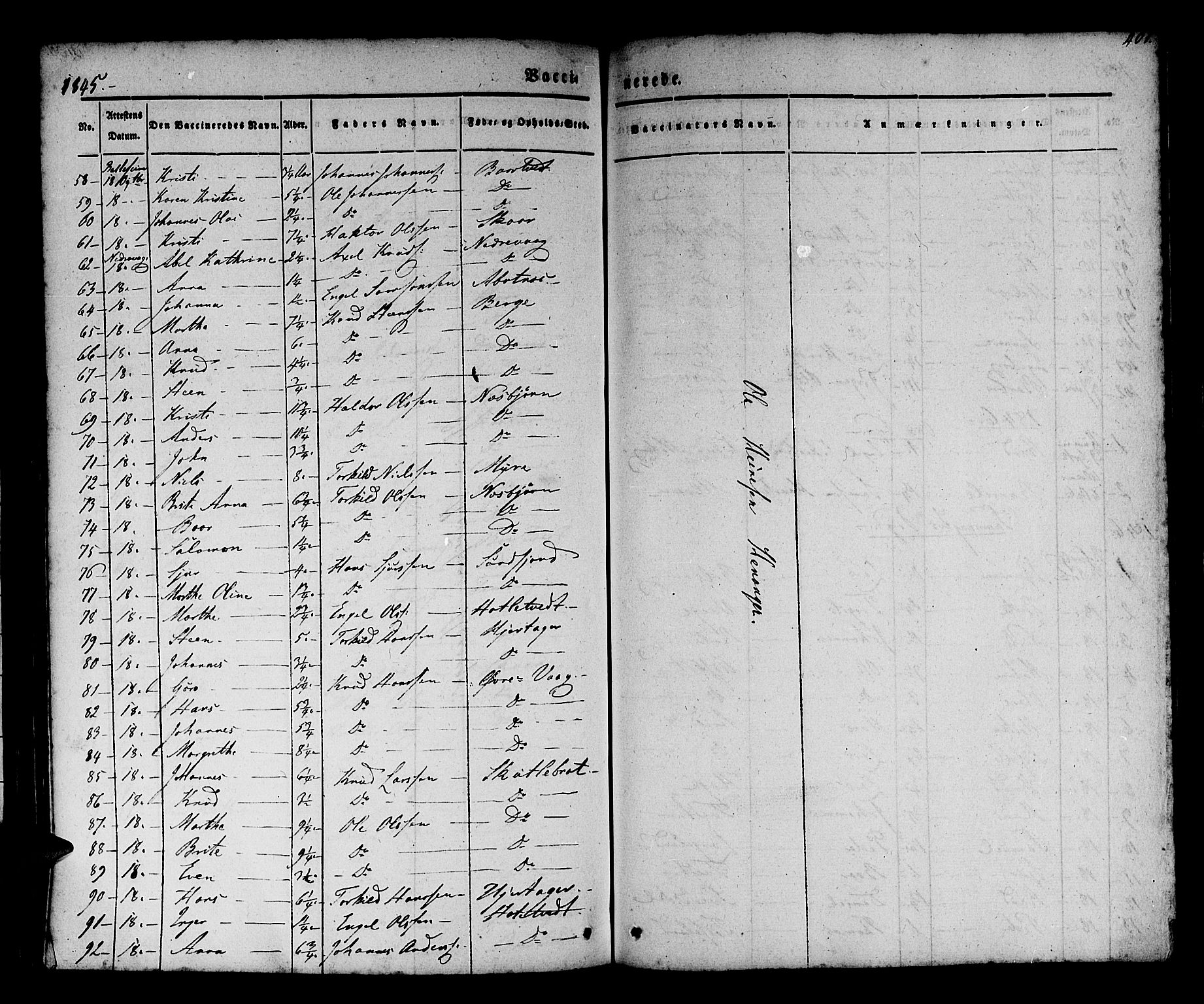 Os sokneprestembete, AV/SAB-A-99929: Parish register (official) no. A 15, 1839-1851, p. 401