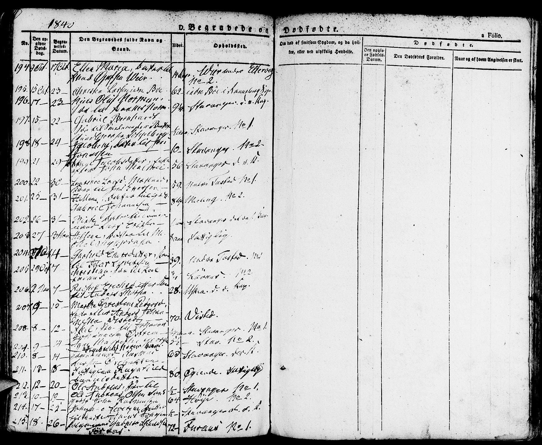 Domkirken sokneprestkontor, AV/SAST-A-101812/001/30/30BA/L0011: Parish register (official) no. A 11, 1832-1856