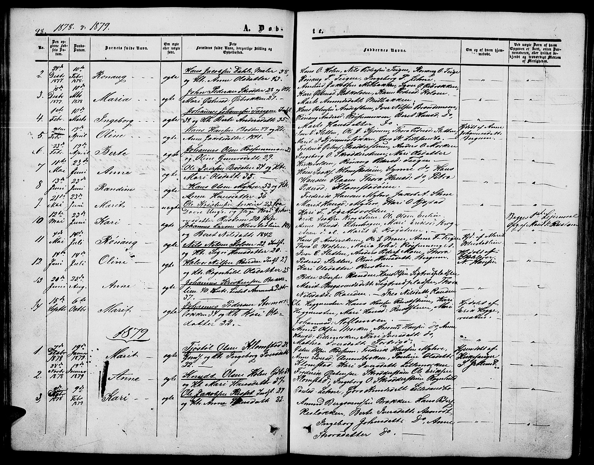 Nord-Fron prestekontor, AV/SAH-PREST-080/H/Ha/Hab/L0003: Parish register (copy) no. 3, 1851-1886, p. 98