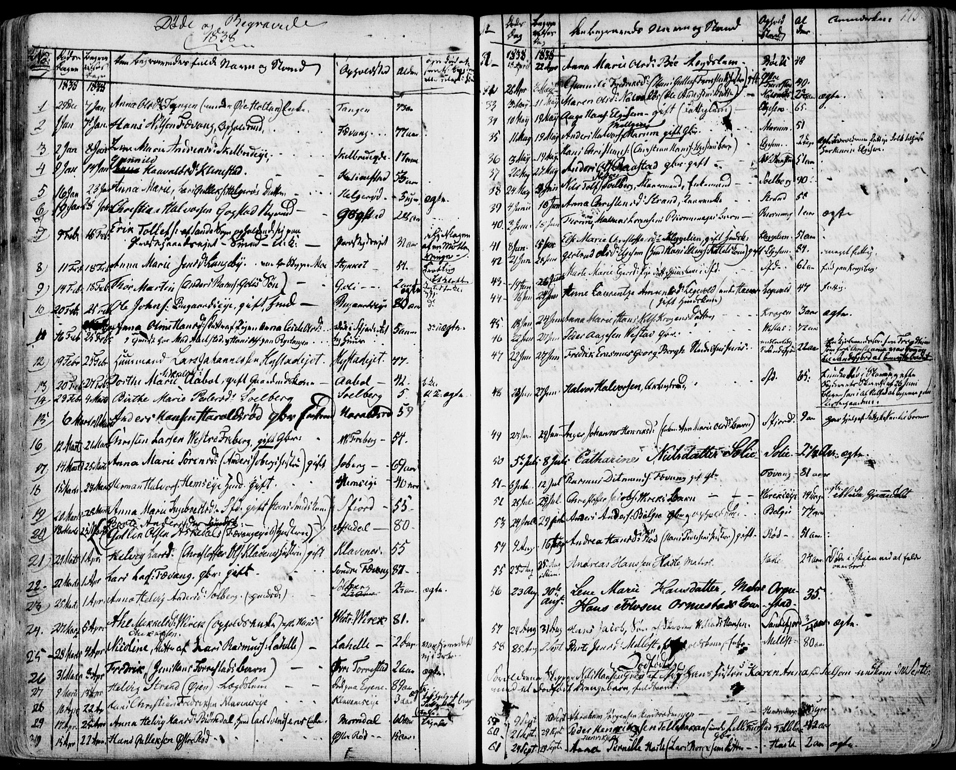 Sandar kirkebøker, SAKO/A-243/F/Fa/L0005: Parish register (official) no. 5, 1832-1847, p. 714-715