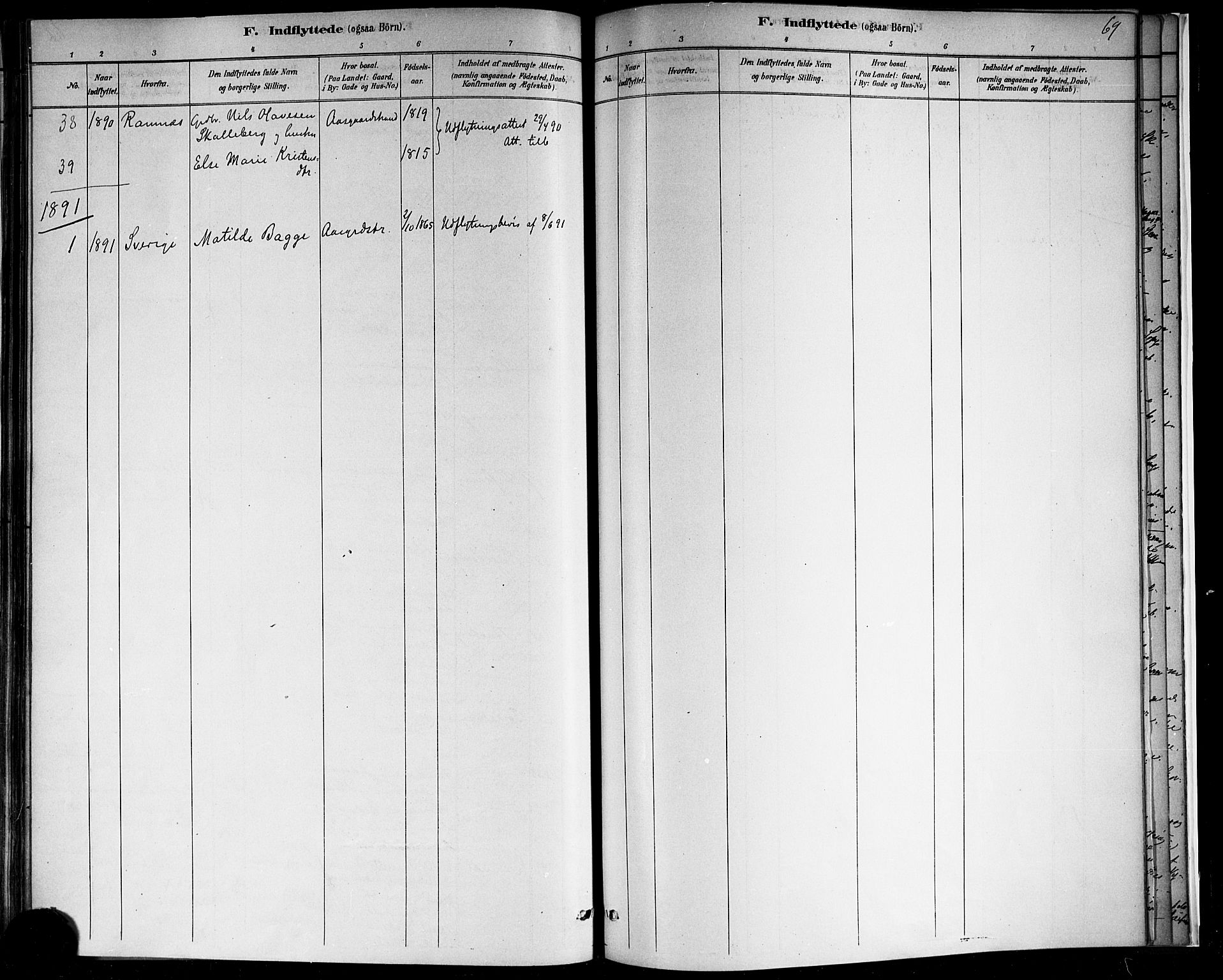 Borre kirkebøker, SAKO/A-338/F/Fb/L0001: Parish register (official) no. II 1, 1878-1892, p. 69