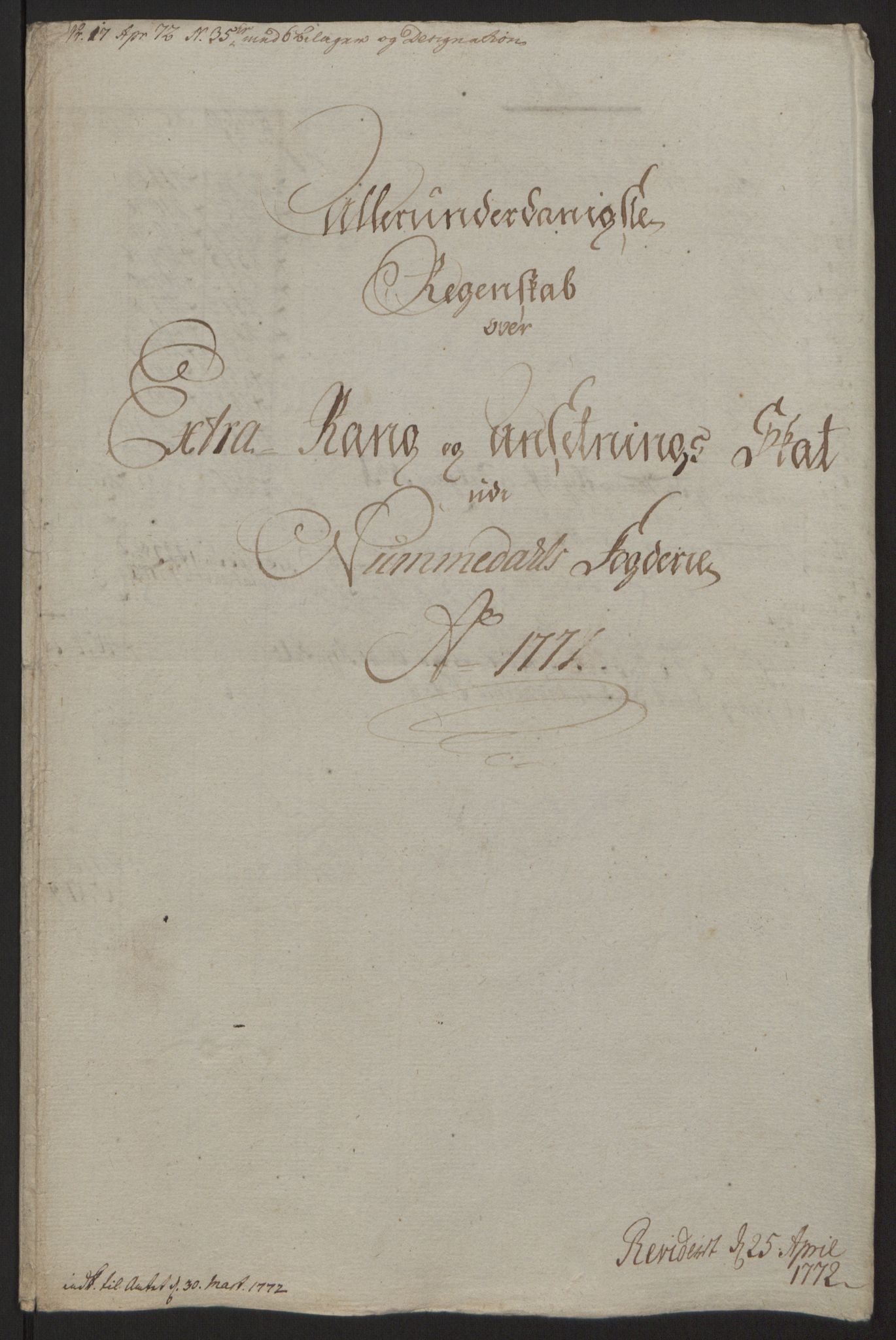 Rentekammeret inntil 1814, Reviderte regnskaper, Fogderegnskap, RA/EA-4092/R64/L4502: Ekstraskatten Namdal, 1762-1772, p. 391